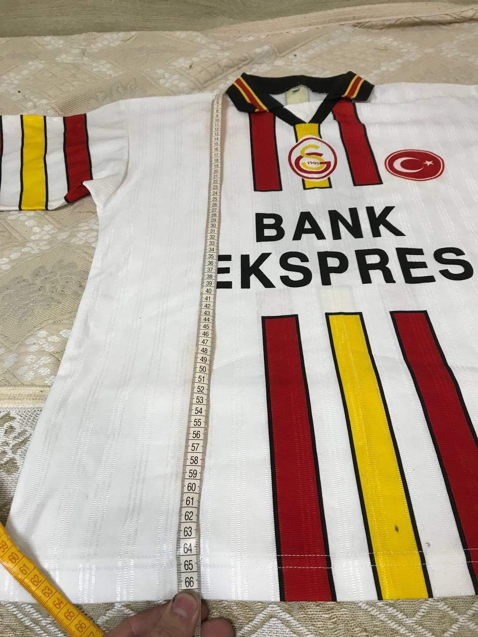 Vintage 🔥 Galatasaray 1997 1998 Turkish FC Vintage T Shirt Jersey Size US S / EU 44-46 / 1 - 12 Thumbnail