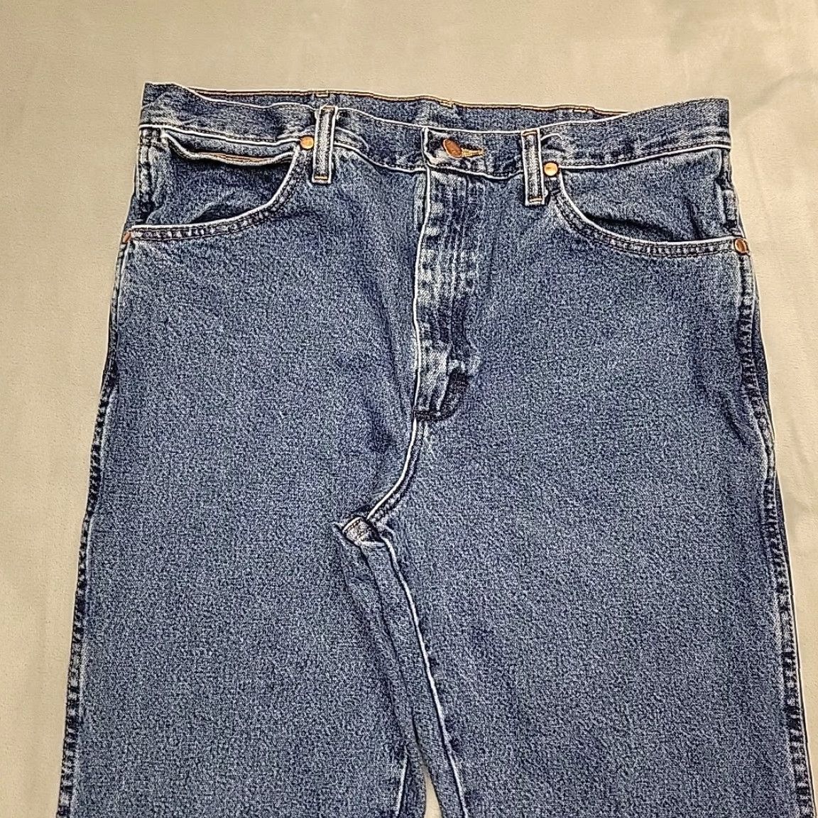 Wrangler VINTAGE Wrangler Jeans Men 34x32 Blue Denim Pants 936GBK Western Cowboy Ranch Work Pants Size US 34 / EU 50 - 4 Thumbnail