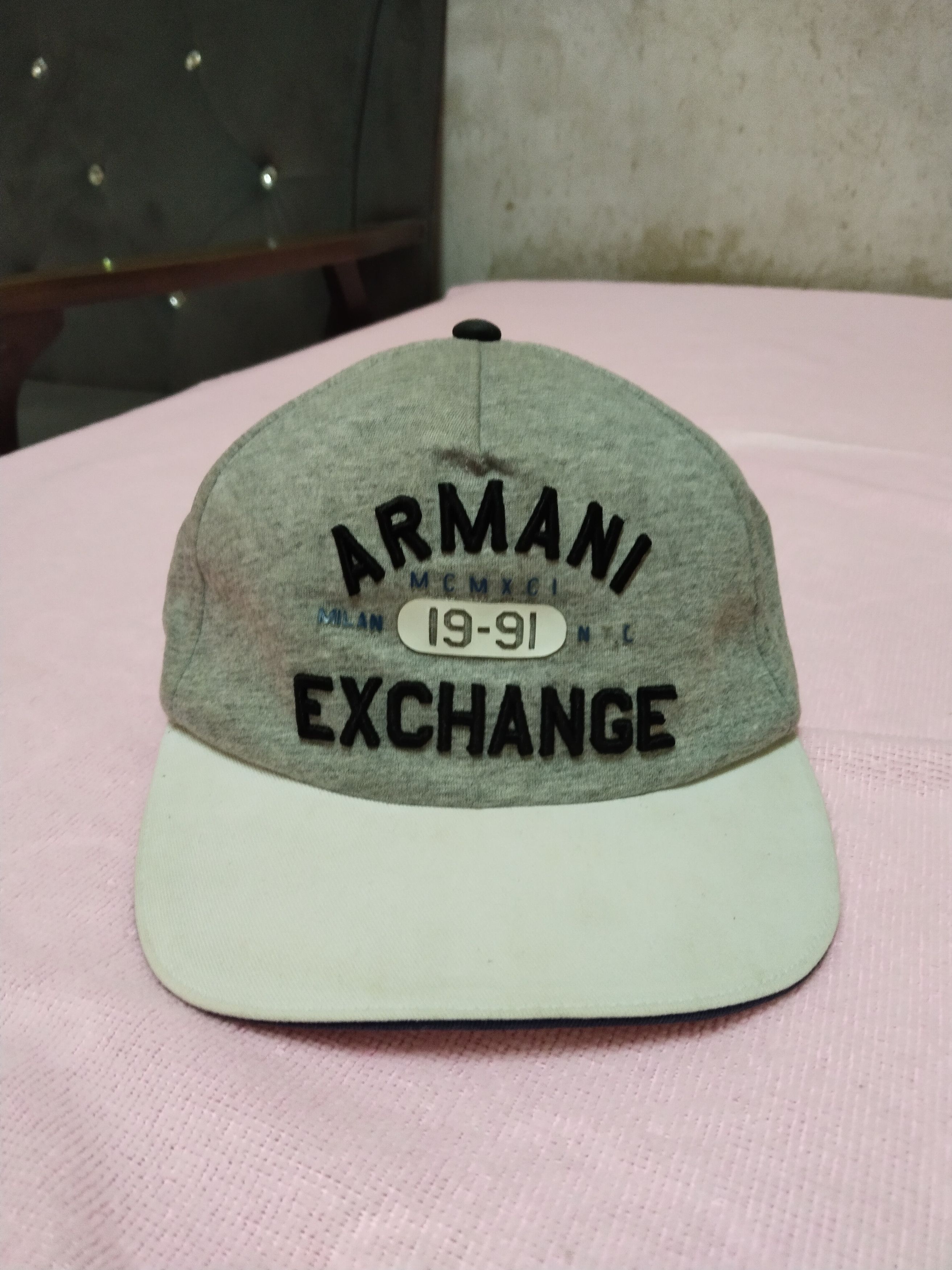 Armani Exchange RARE SHORT BRIM ARMANI EXCHANGE CAP Size ONE SIZE - 1 Thumbnail