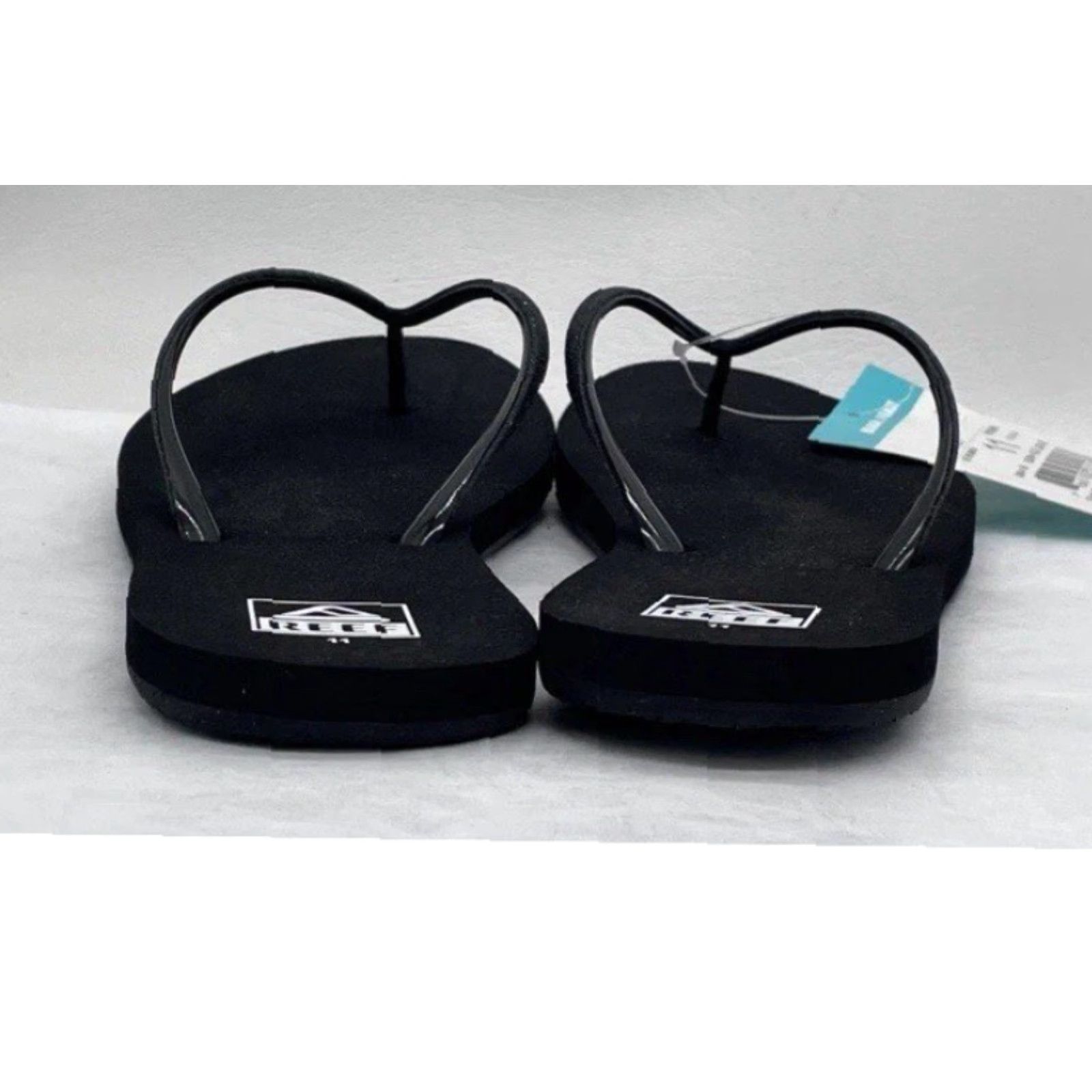 REEF REEF Ocean Black Cushioned Bounce Stargazer Flat Sandals Womens Size 11 Beach Sl;ip-On Shoes Size US 11 / IT 41 - 4 Thumbnail