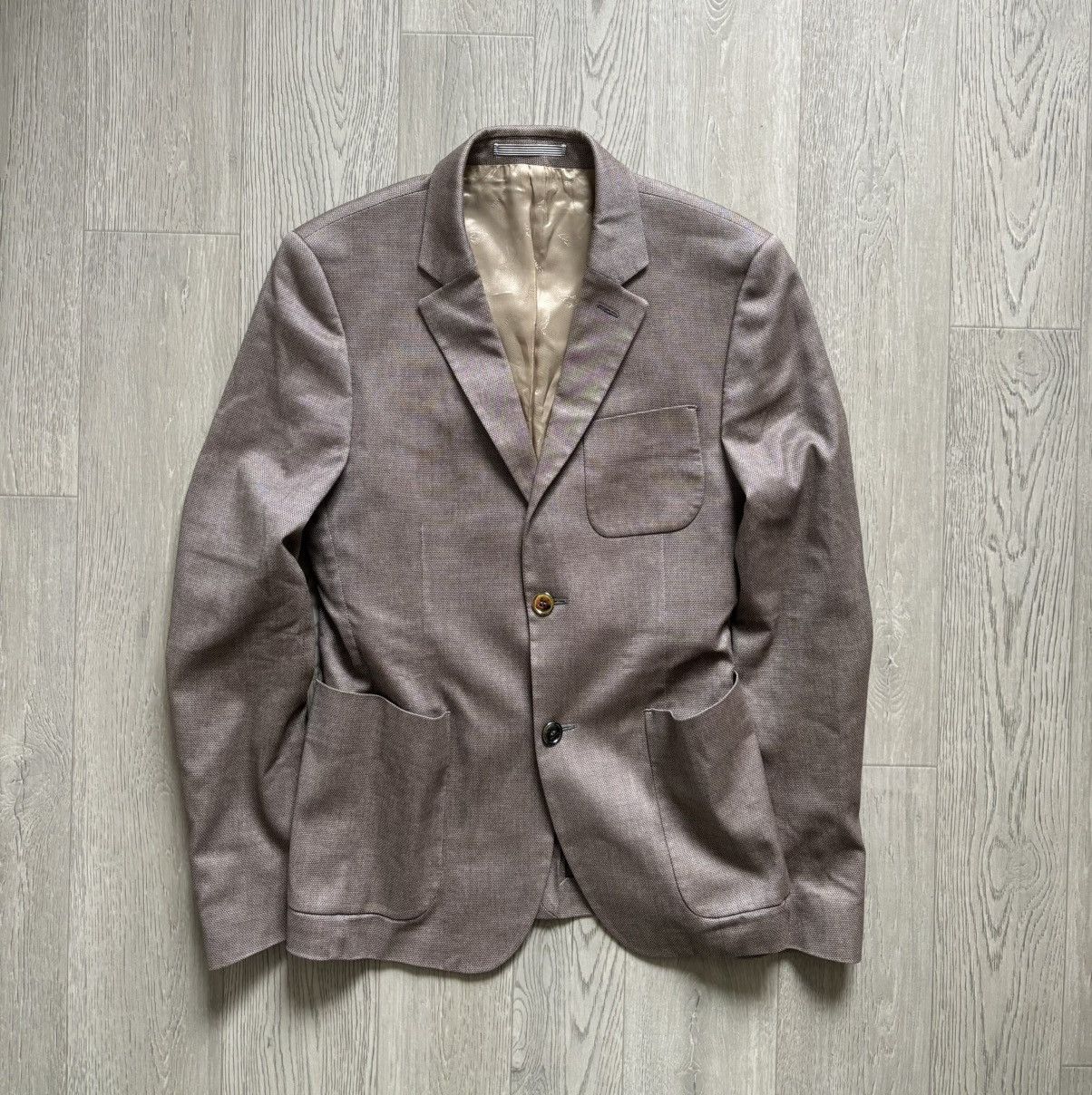 Designer × Kenzo × Vintage Kenzo Blazer Slim Plus Size 46S - 1 Thumbnail