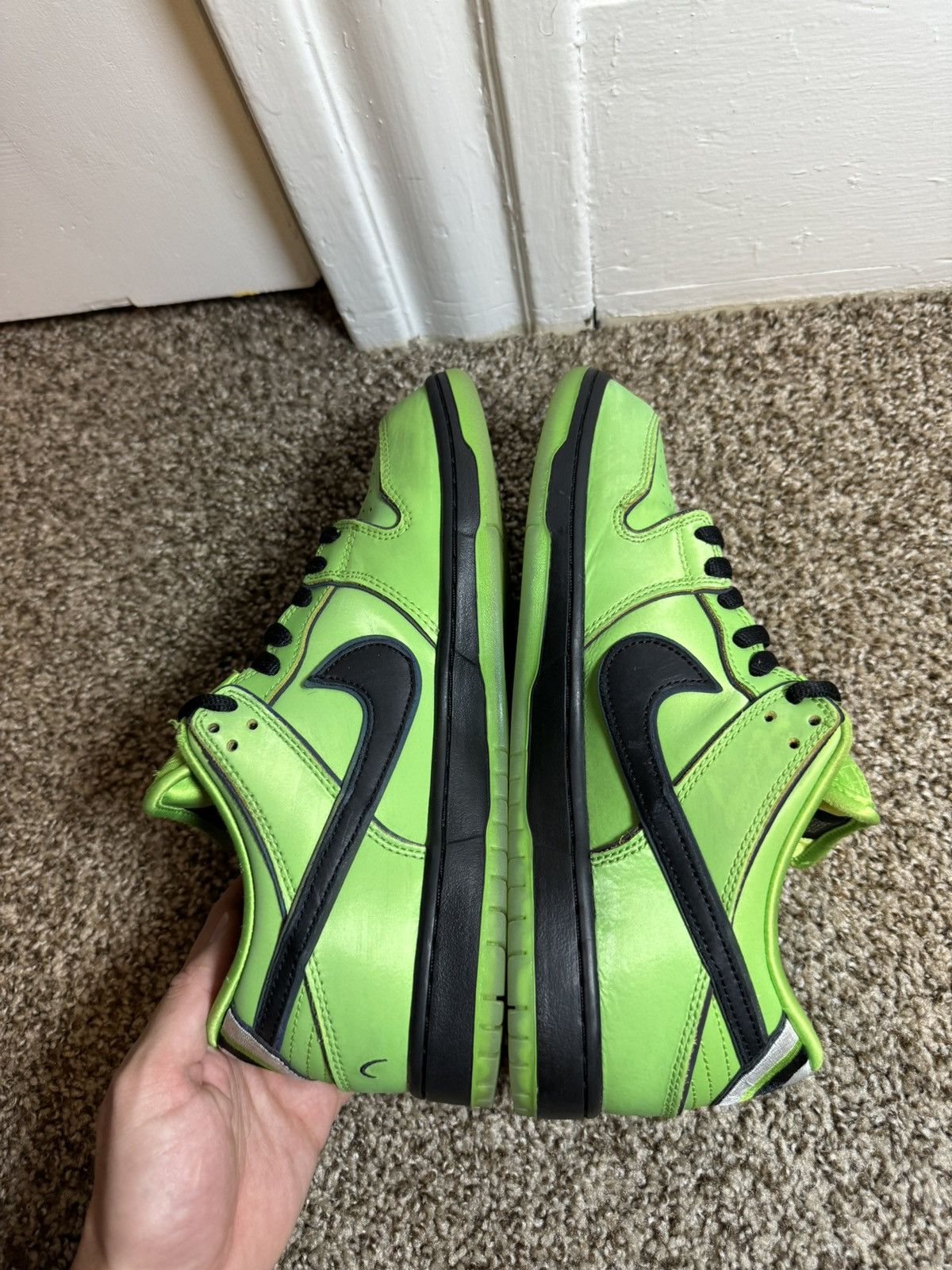 Nike Nike SB Dunk Low Powerpuff Buttercup Size 9.5 Sneakers Shoes Size US 9.5 / EU 42-43 - 5 Thumbnail