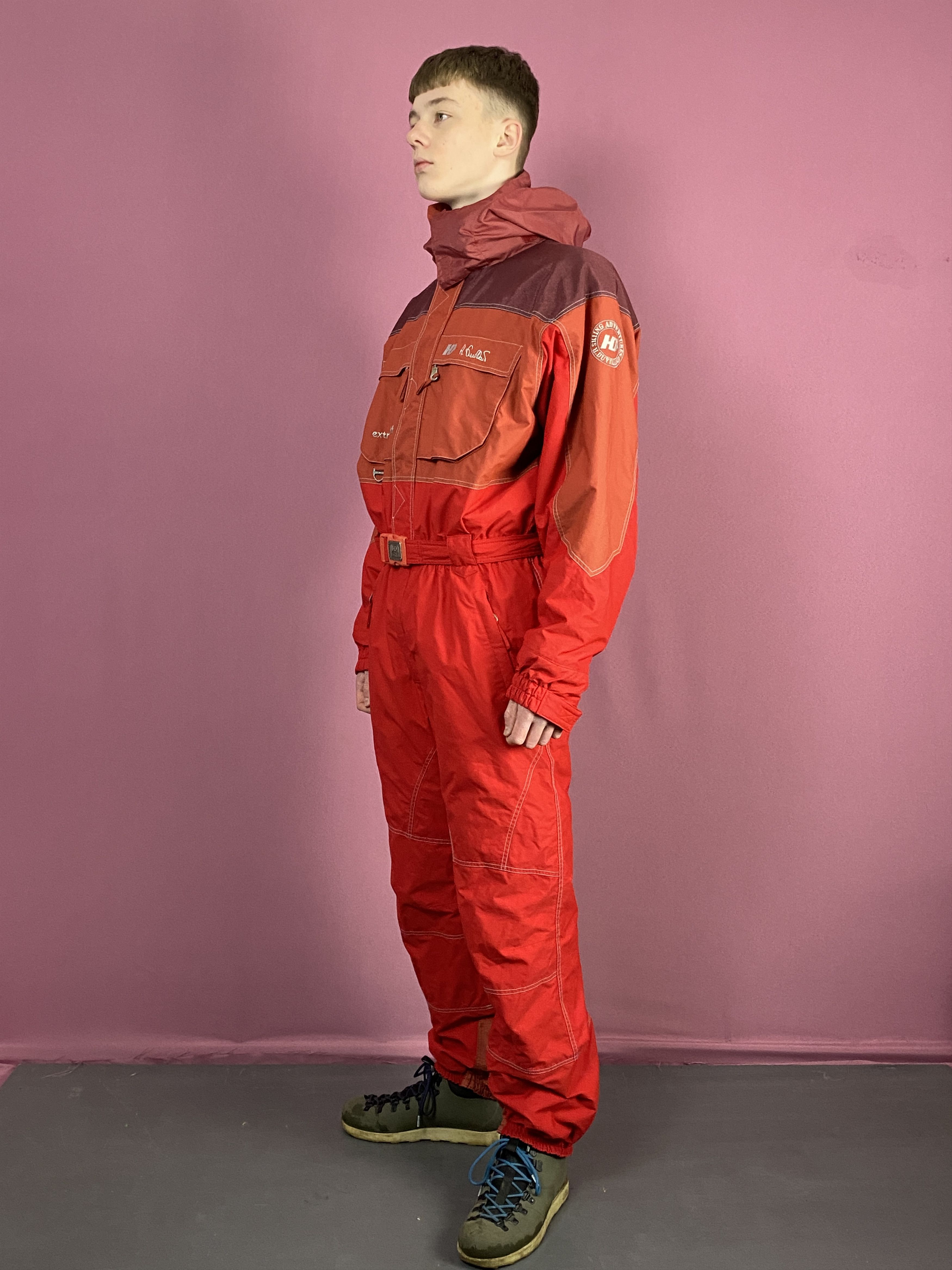 Vintage Henri Duvillard Vintage Men's One Piece Ski Suit - L Size US L / EU 52-54 / 3 - 2 Thumbnail