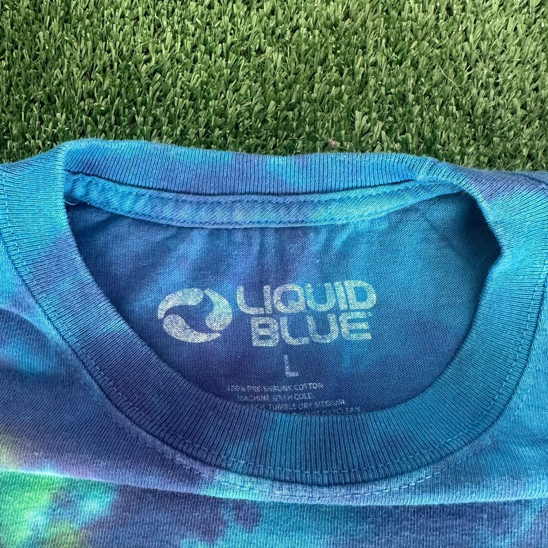 Grateful Dead × Liquid Blue Vintage Y2K Grateful Dead T-Shirt Bears Tie Dye Band Tee Size US L / EU 52-54 / 3 - 5 Thumbnail
