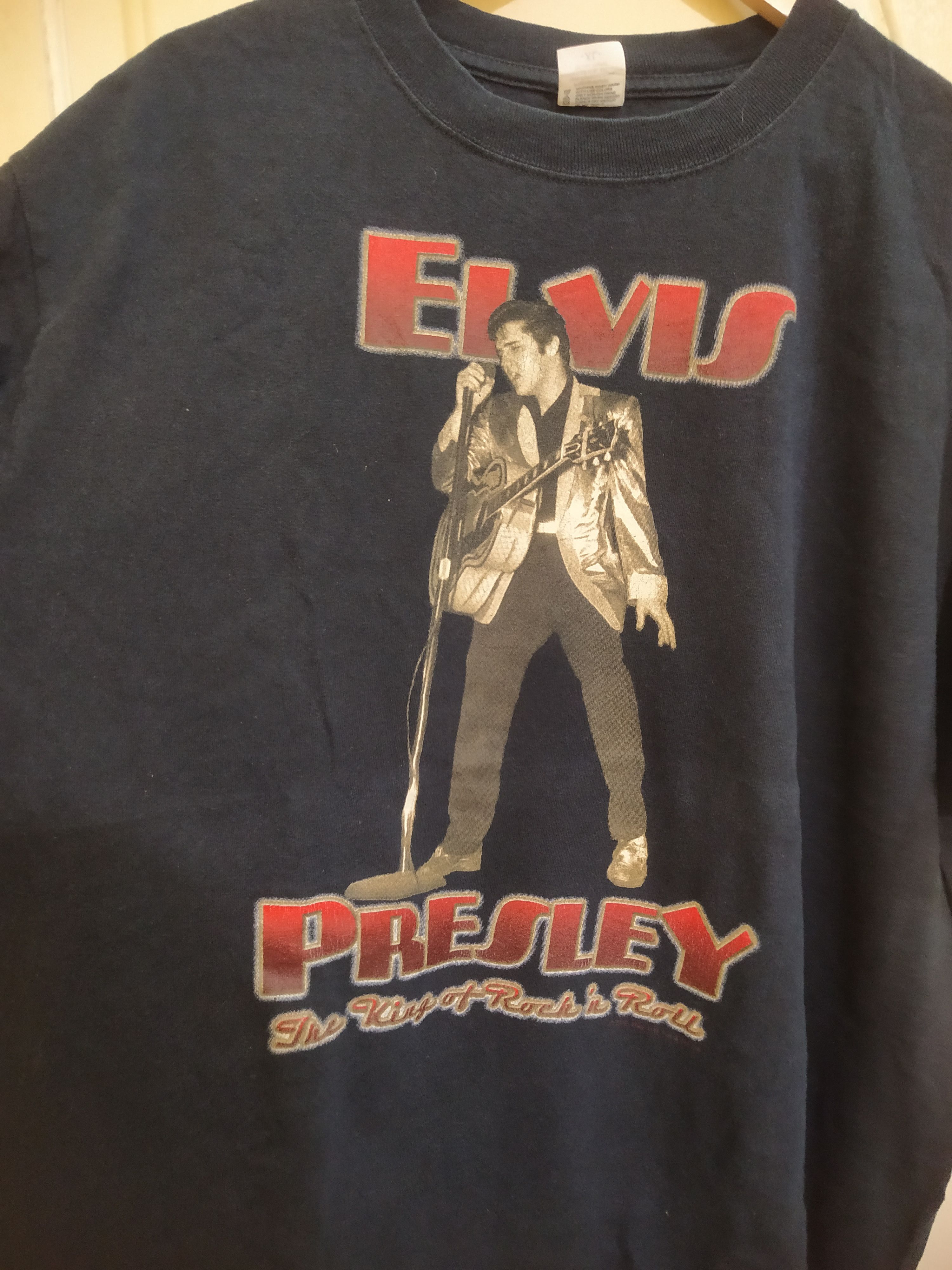 Vintage 🔥ANVIL Blue Tag Elvis Presley Rock N Roll Vintage Size US XL / EU 56 / 4 - 5 Thumbnail