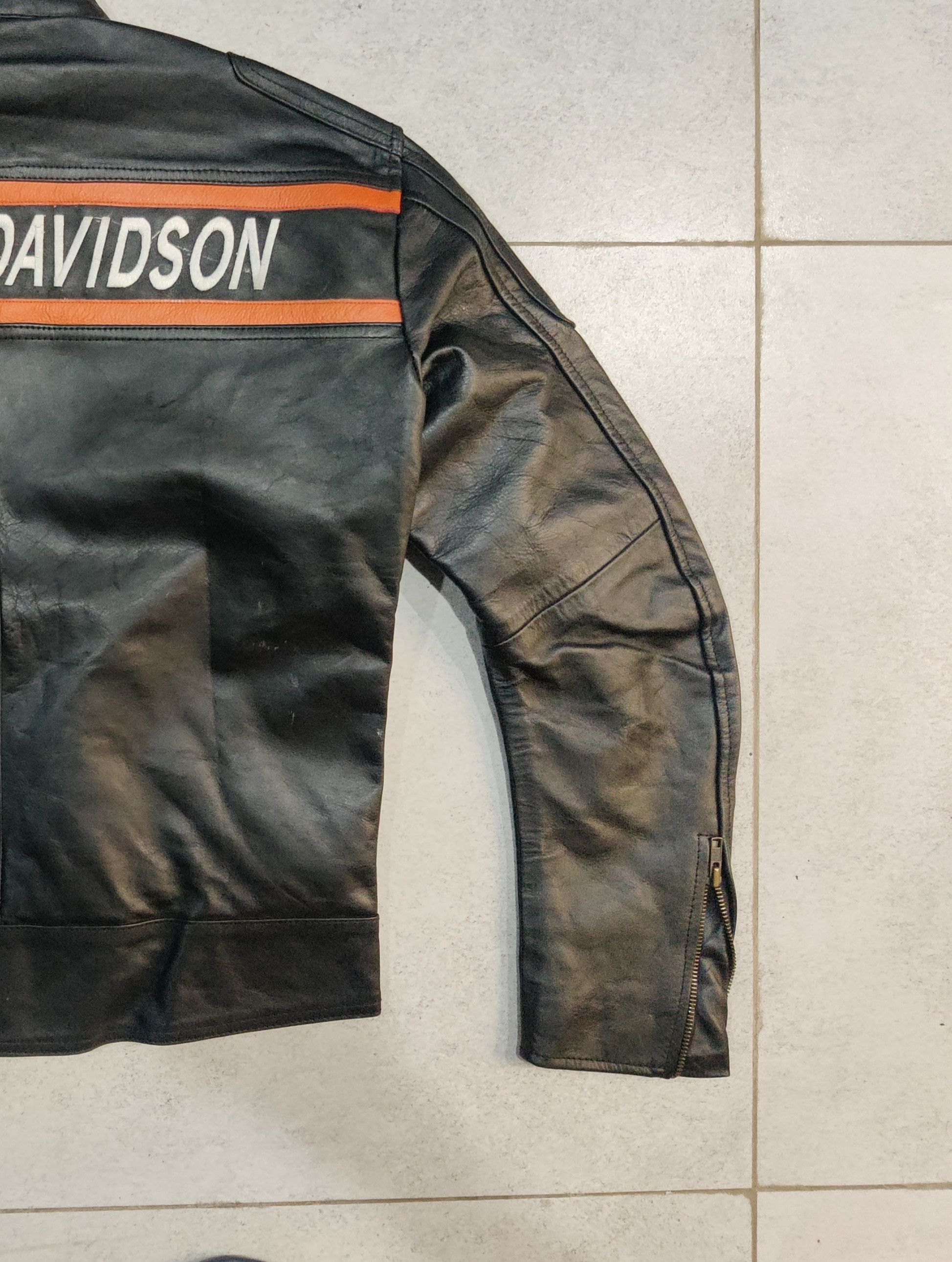 Harley Davidson Harley Davidson Vintage Leather Jacket Size US L / EU 52-54 / 3 - 4 Thumbnail