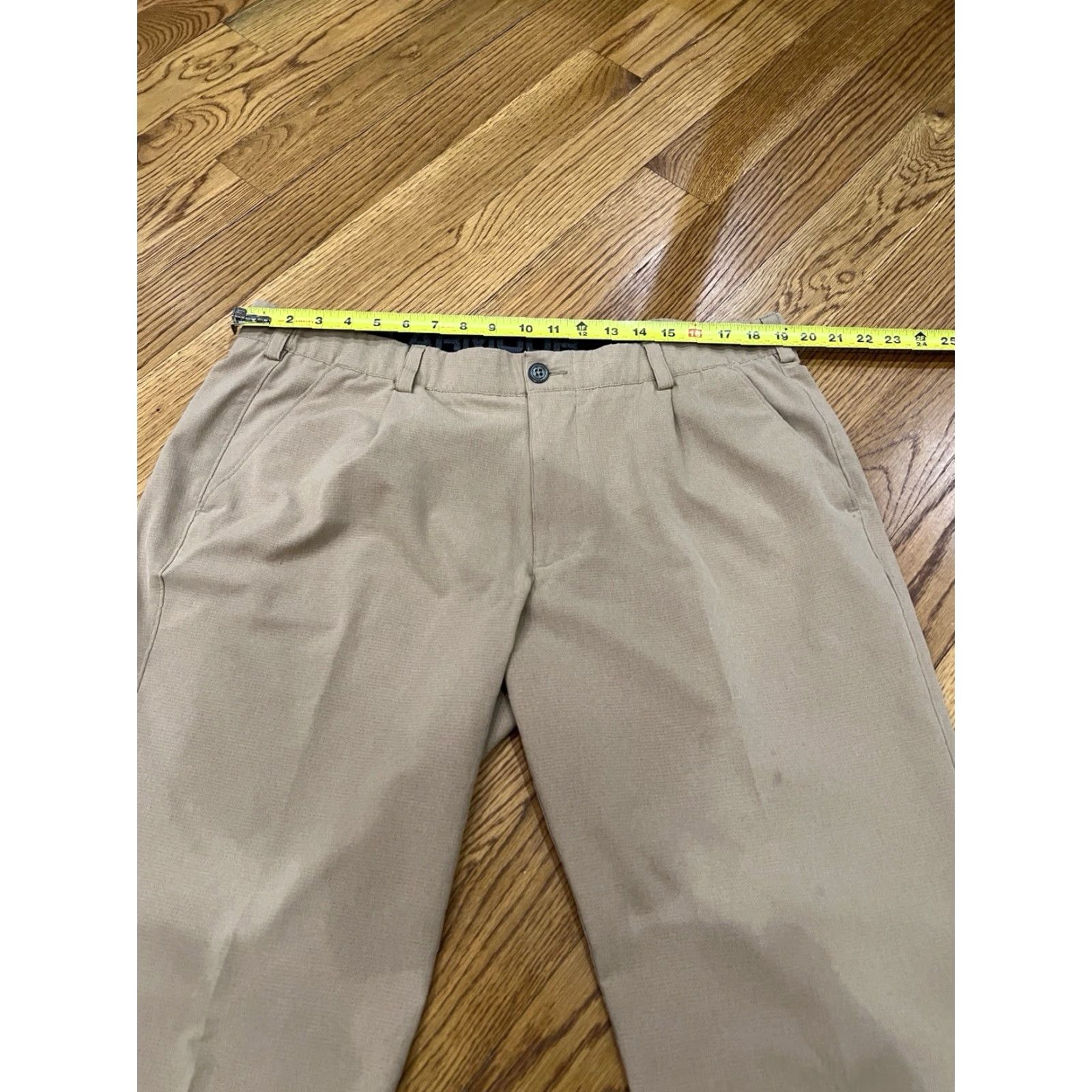 Under Armour Under Armour Golf Heat Gear Stretch Pants Regular Waist 40 Inseam 33 Gray Solid Anti-Odor Moisture Wicking Lightweight Breathable Pockets Logo Men Size US 40 / EU 56 - 5 Thumbnail