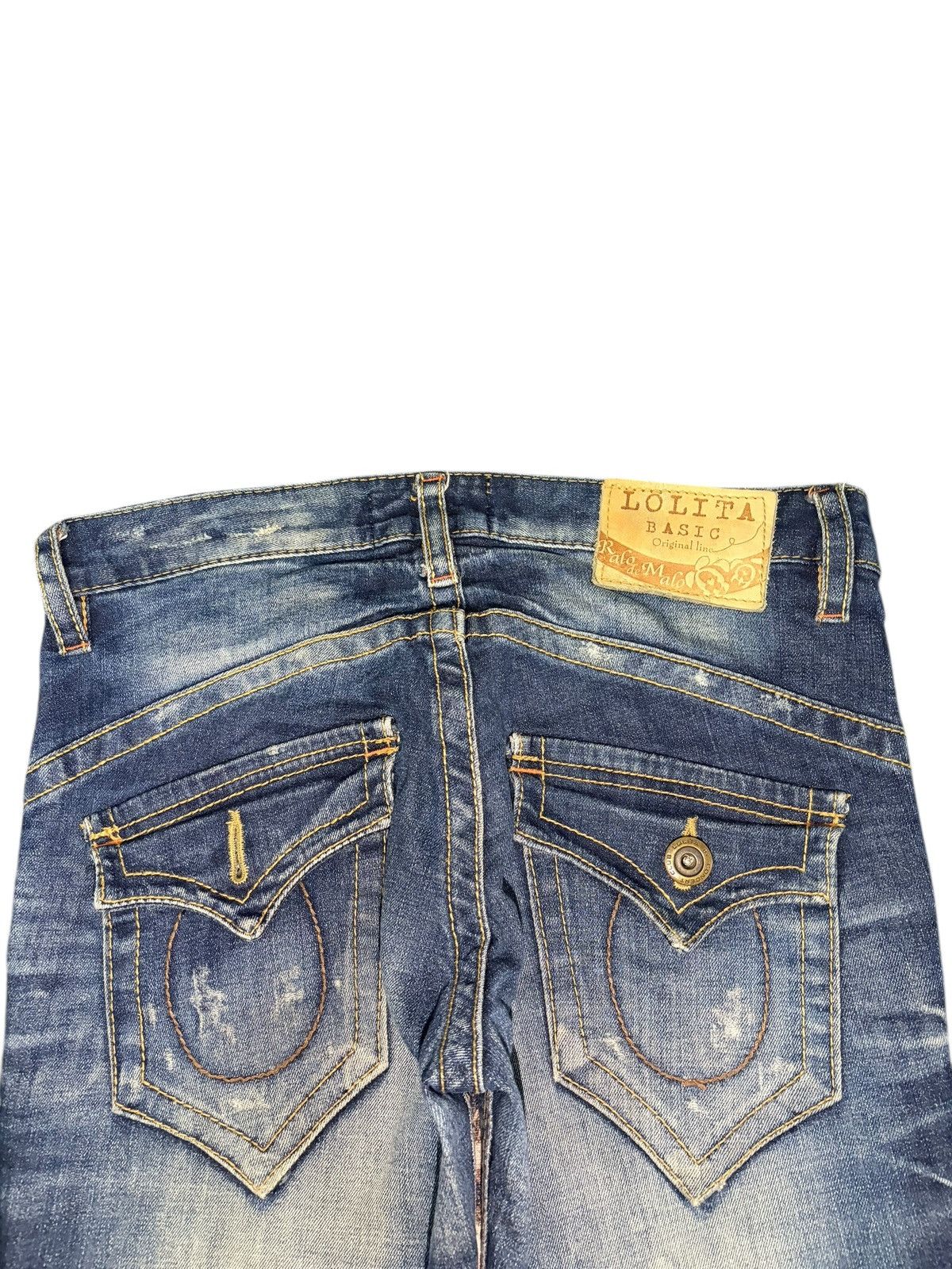 Edwin Vintage Lolita Rusty Mud Wash Distressed Jeans Size 31" - 3 Thumbnail