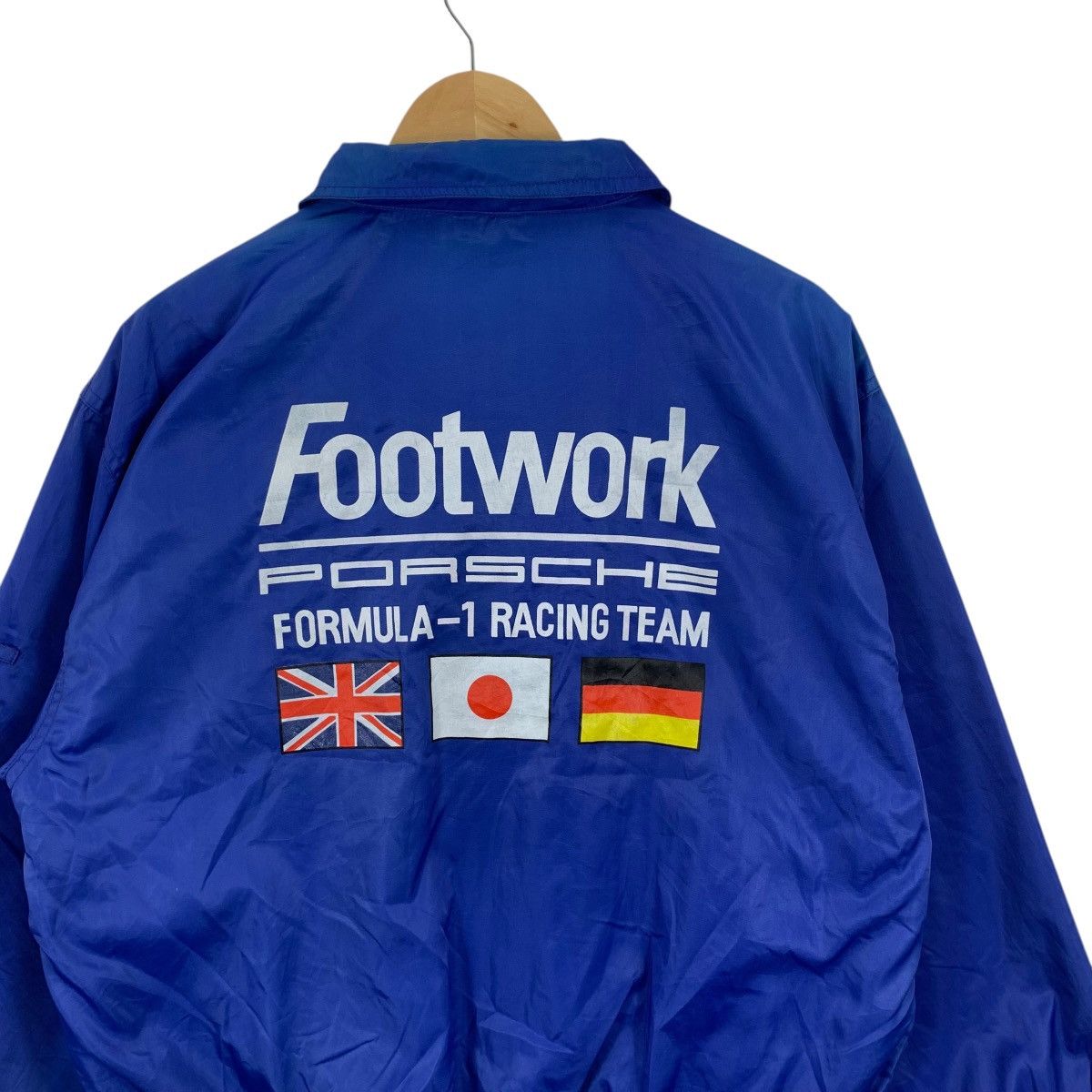 Vintage Vintage FOOTWORK PORSCHE FORMULA 1 Racing Team Jacket Coat Size US M / EU 48-50 / 2 - 9 Thumbnail