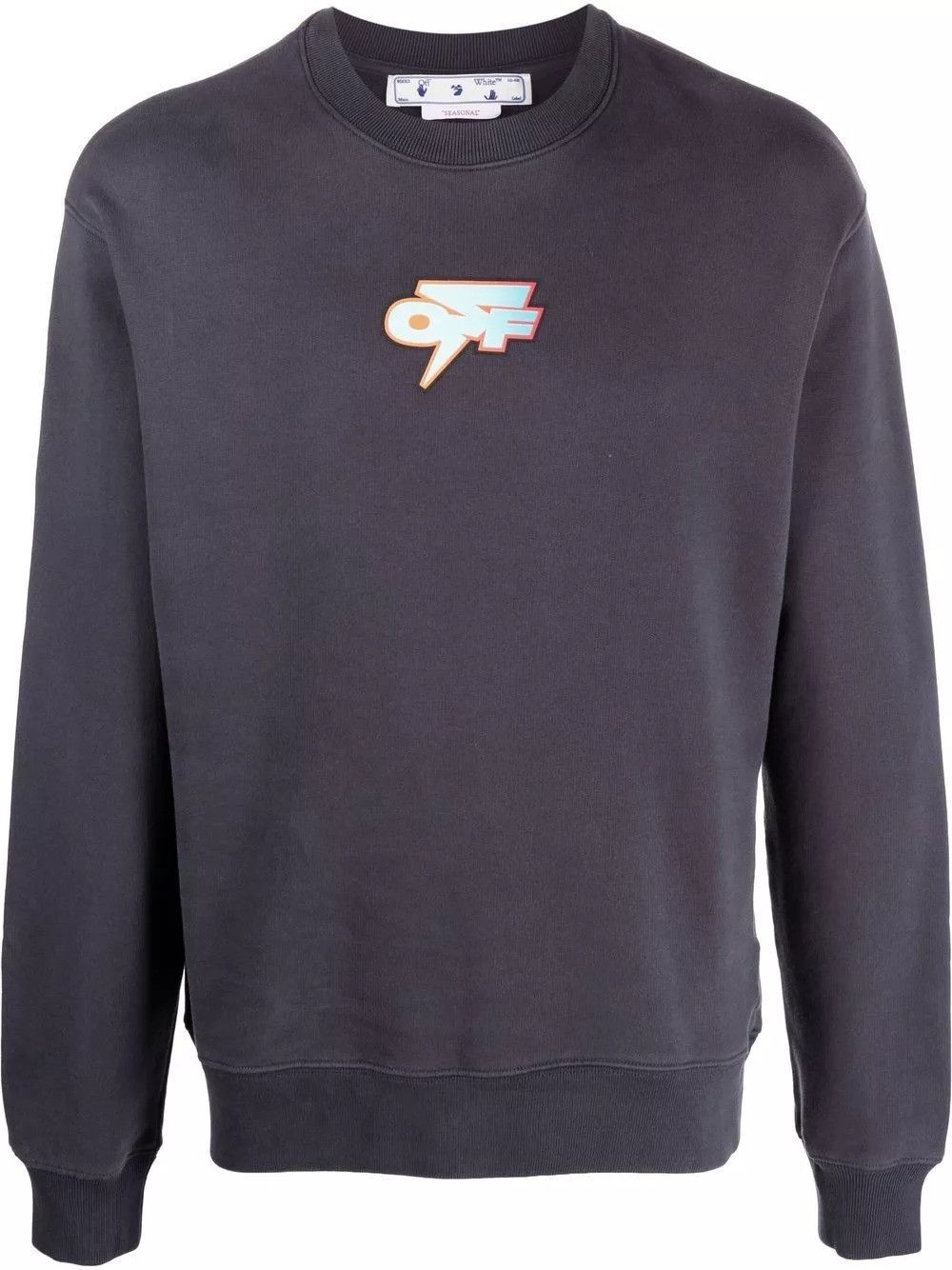 Off-White Off-White Thund Skate-Print Long Sleeve Tee Blue/Orange Size US M / EU 48-50 / 2 - 9 Thumbnail