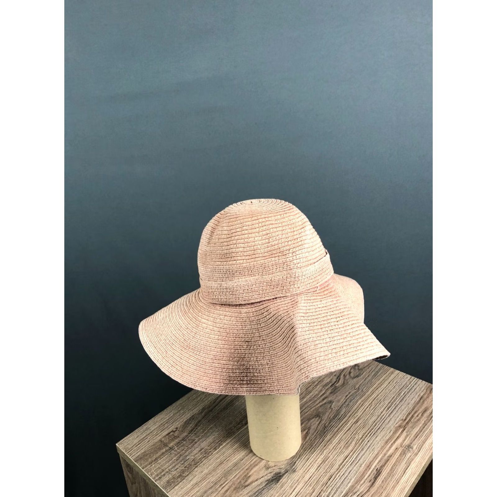 Barbour Barbour Pink Summer Paper Bucket Hat Women's S Vintage 90s Sun Hat Logo Breathable Casual Size ONE SIZE - 3 Thumbnail
