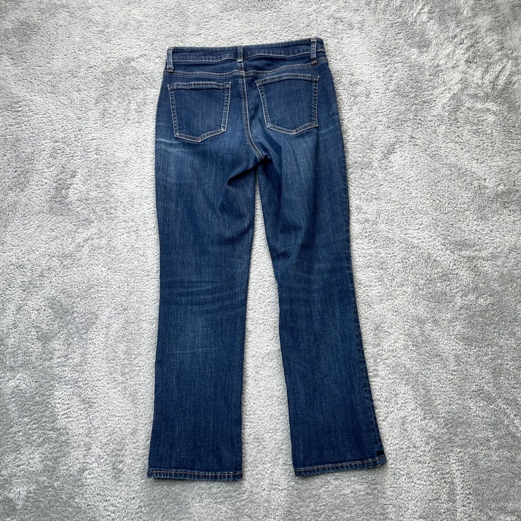 Gap Gap 1969 Jeans Womens 4 Petite Blue Straight Leg Denim Cotton Stretch 5-Pocket Womens Pants XS-XL Size 27" / US 4 / IT 40 - 2 Thumbnail