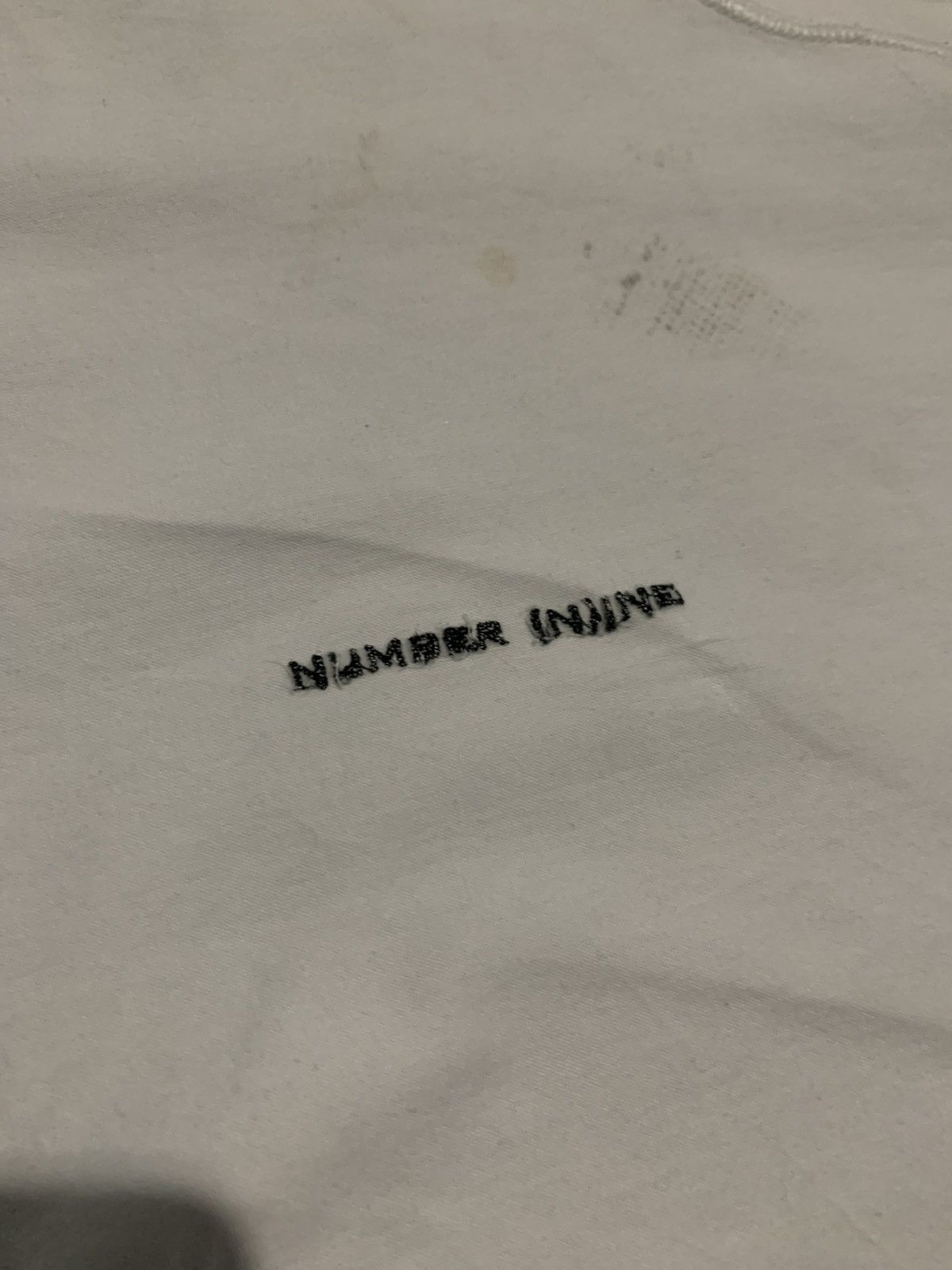 Number (N)ine Number (N)ine Reversed Logo T-shirt Size US XL / EU 56 / 4 - 11 Thumbnail