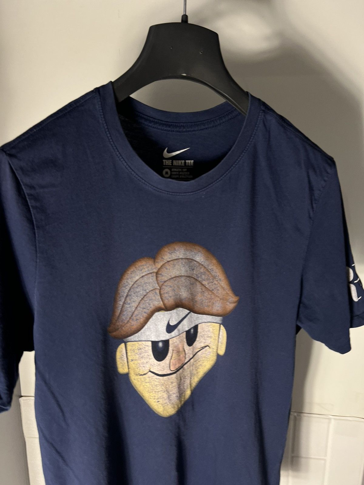 Vintage VERY RARE NIKE ROGER FEDERER TENNIS T-SHIRT BIG LOGO Y2K 90s Size US M / EU 48-50 / 2 - 2 Thumbnail