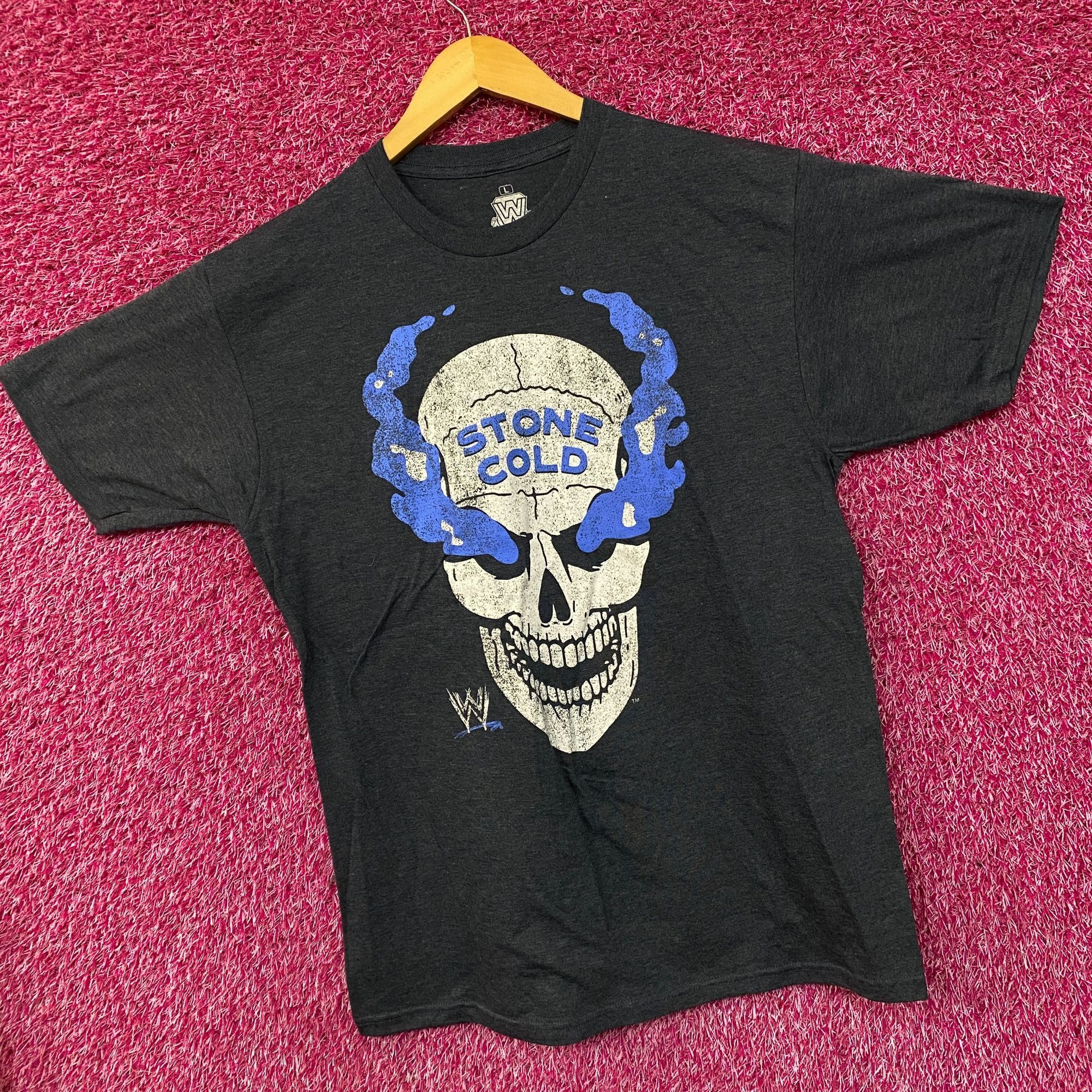 WWE WWE Stone Cold Steve Austin Skull Graphic Design T-Shirt Lar Size US L / EU 52-54 / 3 - 3 Thumbnail