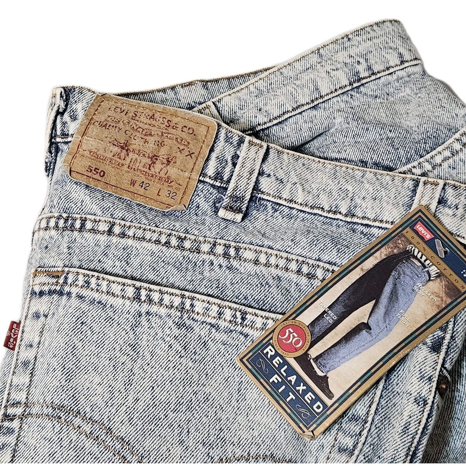 Levi's NWT Levi’s 550 Relaxed VTG '81 Men's Jeans 40x32 STONE WASH Size US 40 / EU 56 - 1 Thumbnail