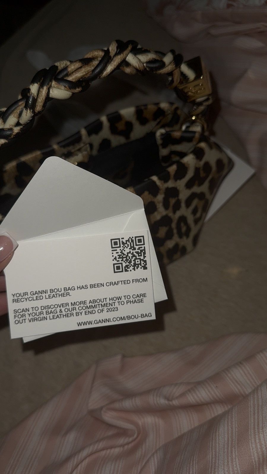 Ganni GANNI Bou Bag Leopard Size ONE SIZE - 3 Thumbnail