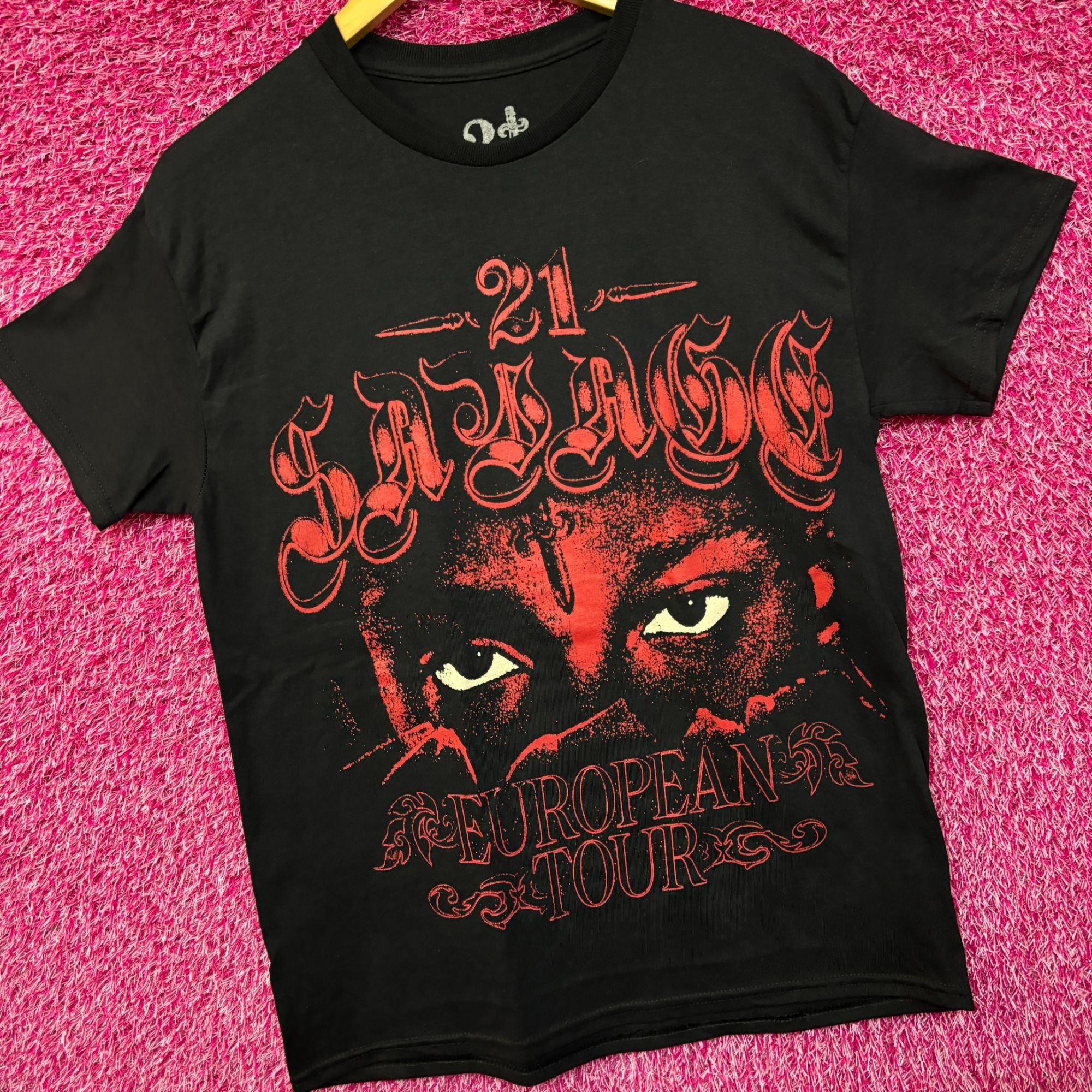 21 Savage 21 Savage European Rap Tour Tshirt size Small Size US S / EU 44-46 / 1 - 3 Thumbnail