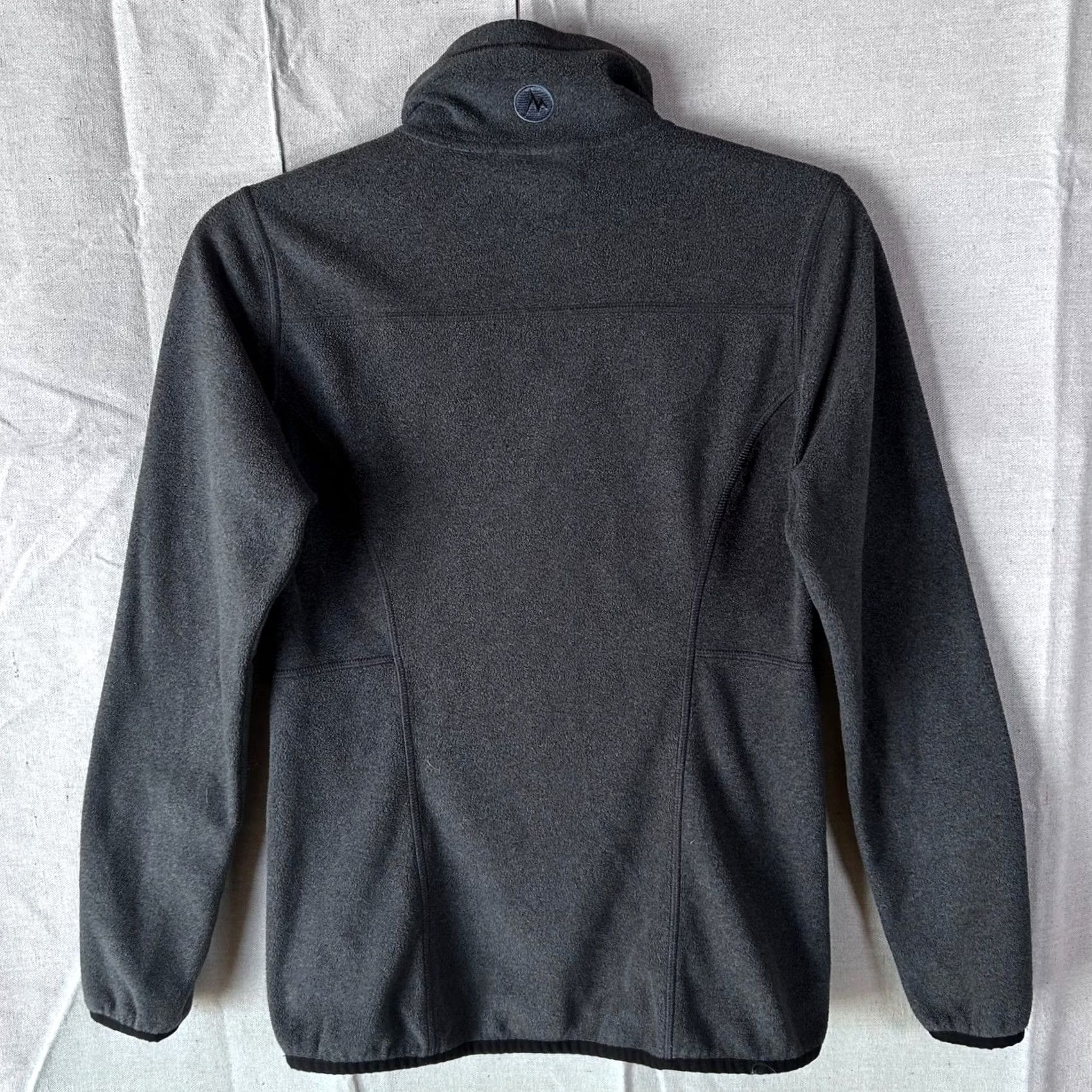 Marmot Marmot Womens Jacket Full Zip Fleece Charcoal Gray Small Mock Neck Hiking Layer Signatures Zippered Pockets Size S / US 4 / IT 40 - 3 Thumbnail