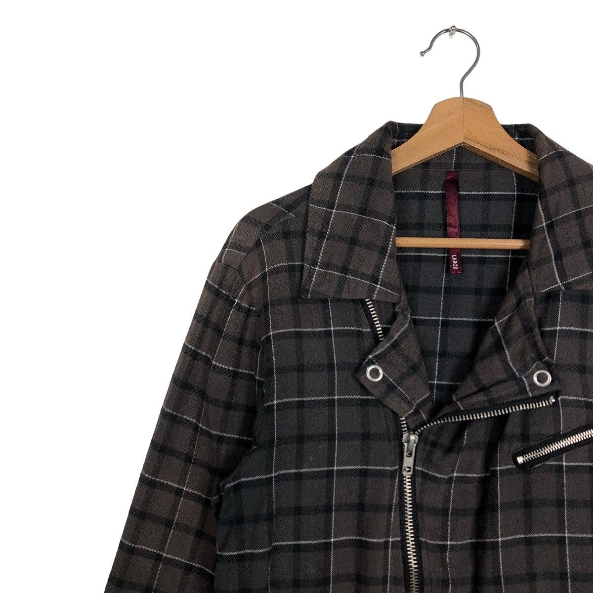 Hysteric Glamour 🔥Double Breast Biker Jacket Tartan Design Japan Made Sadri Size US L / EU 52-54 / 3 - 7 Thumbnail