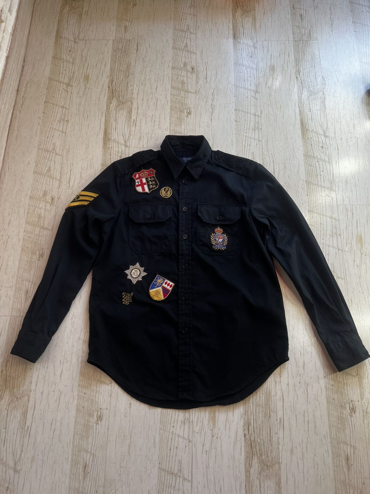 Polo Ralph Lauren Polo Ralph Lauren Patchwork Twill Military Crest Shirt – XS Size XS / US 0-2 / IT 36-38 - 6 Thumbnail