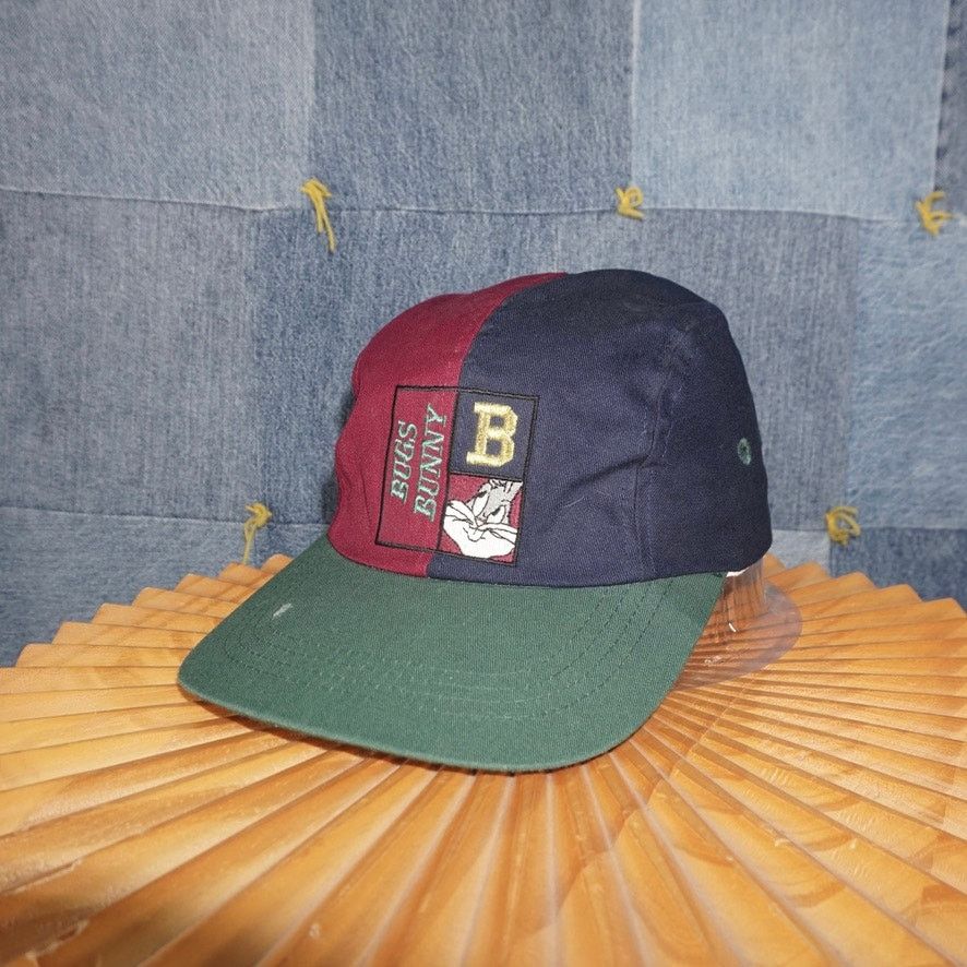 Warner Bros OSFA - Vintage Y2K Bugs Bunny embroider 90s looney tunes hat Size ONE SIZE - 2 Thumbnail