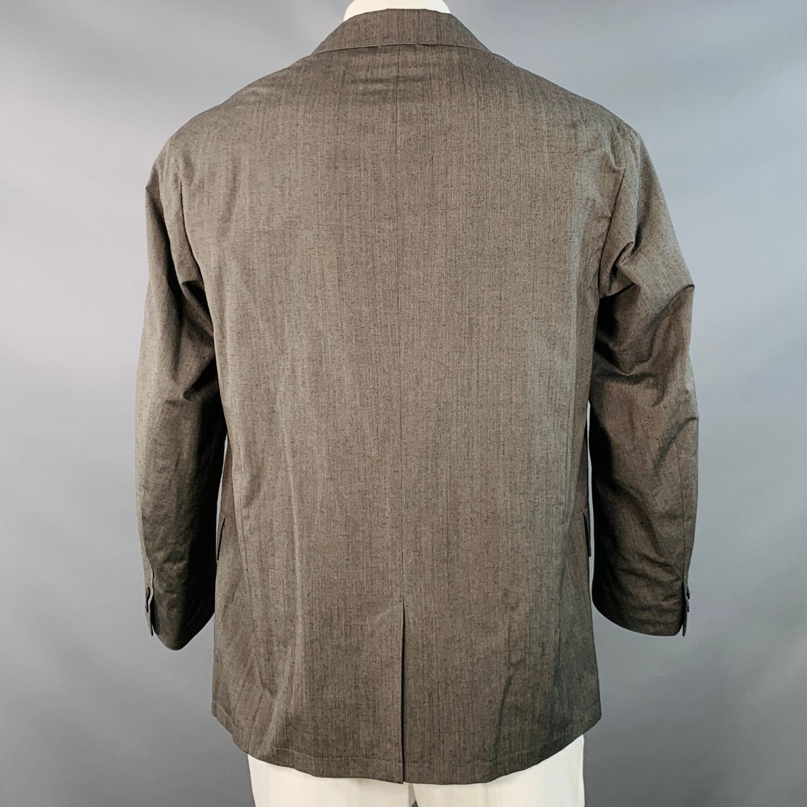 Visvim Size L Yardbird Grey Wool Linen Notch Lapel Sport Coat Size 42R - 3 Thumbnail