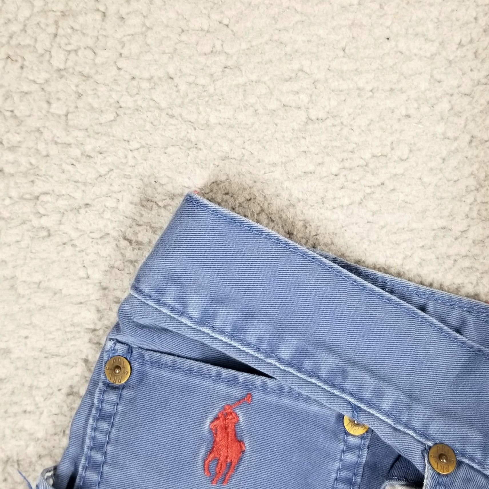 Polo Ralph Lauren VINTAGE Polo Ralph Lauren Jeans Mens 38x32 Blue 5-Pocket Twill Embroidered Pony Casual Mens Size US M / EU 48-50 / 2 - 3 Thumbnail