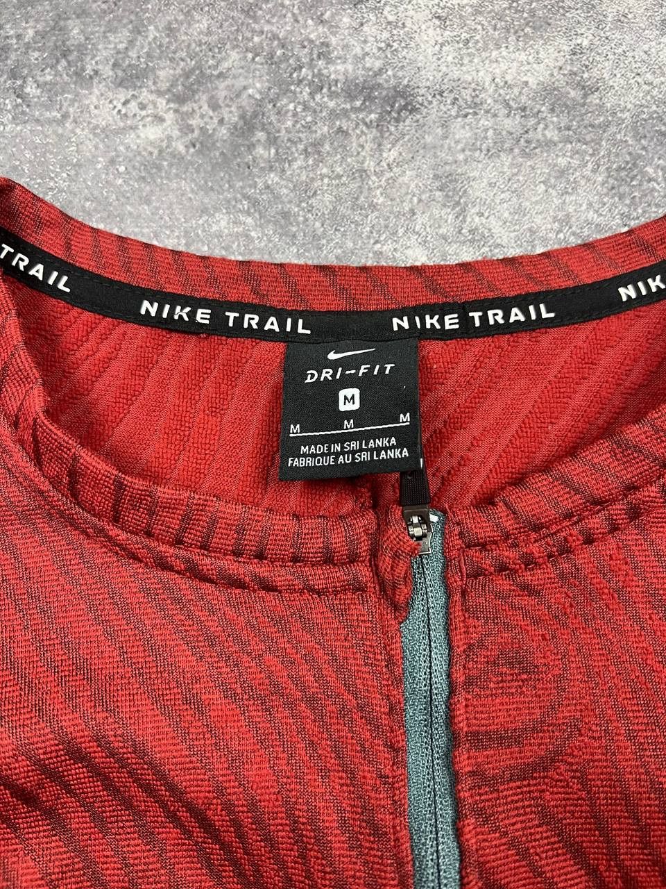 Nike Nike Trail Dri Fit Black 1/3 Zip Running Gym Jacket Size US M / EU 48-50 / 2 - 10 Thumbnail