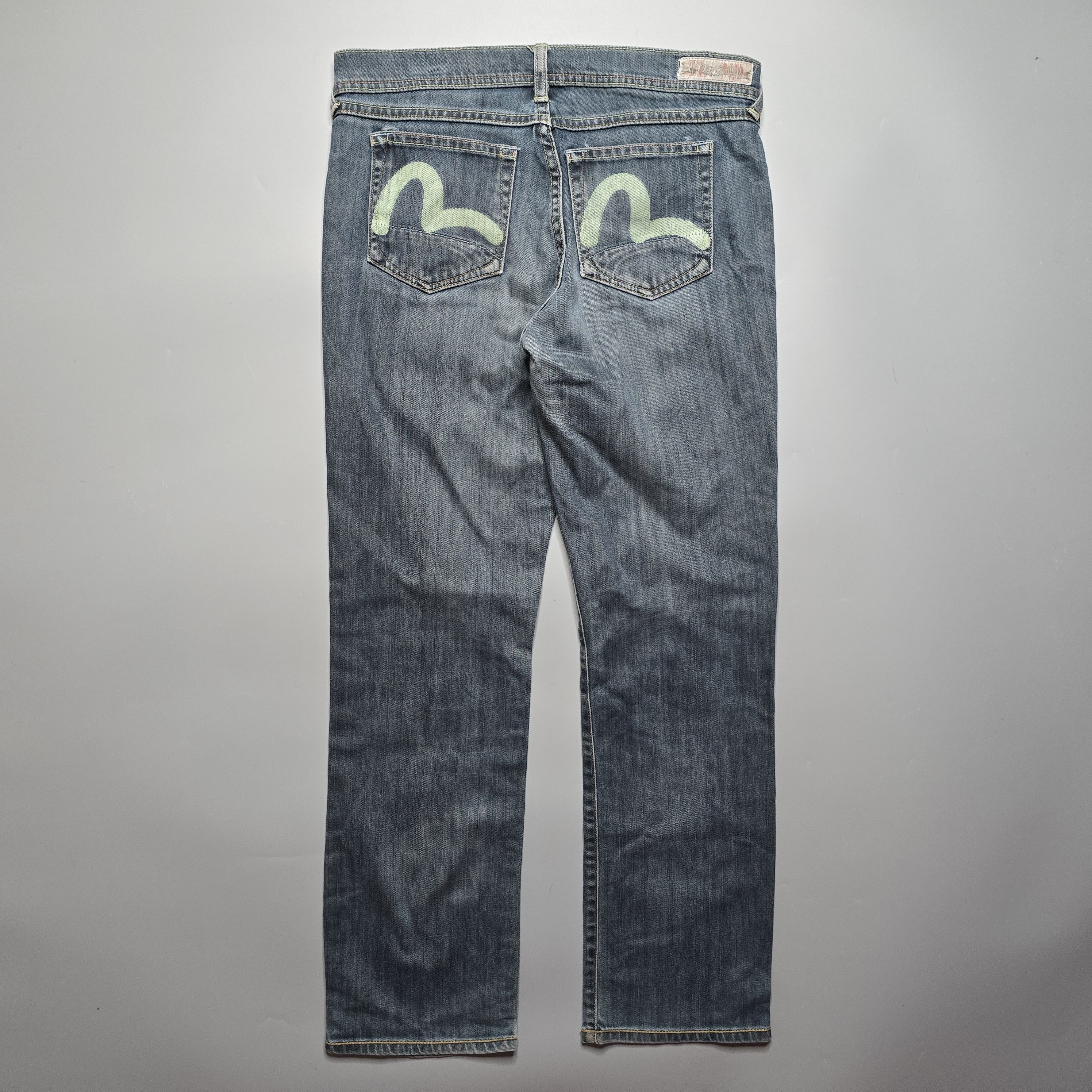Evisu × Puma Evisu x Puma - Y2K Seagull Straight Jeans Size 30" / US 8 / IT 44 - 1 Thumbnail