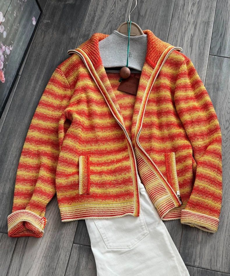 Loro Piana Loro Piana Spring Summer Knit Jacket- Size US M / EU 48-50 / 2 - 1 Thumbnail