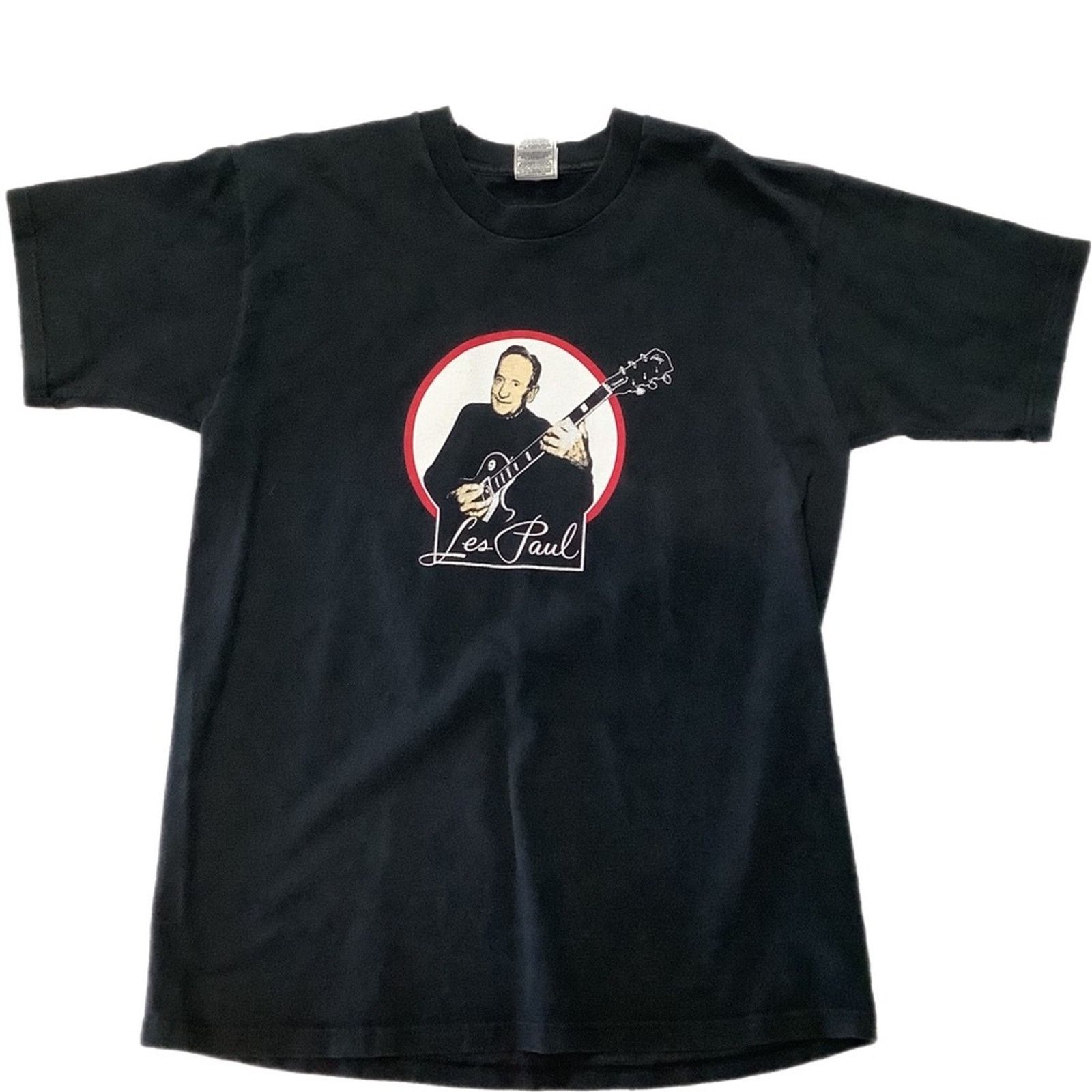 Fruit Of The Loom Les Paul w/ guitar image T-shirt Size US L / EU 52-54 / 3 - 1 Thumbnail