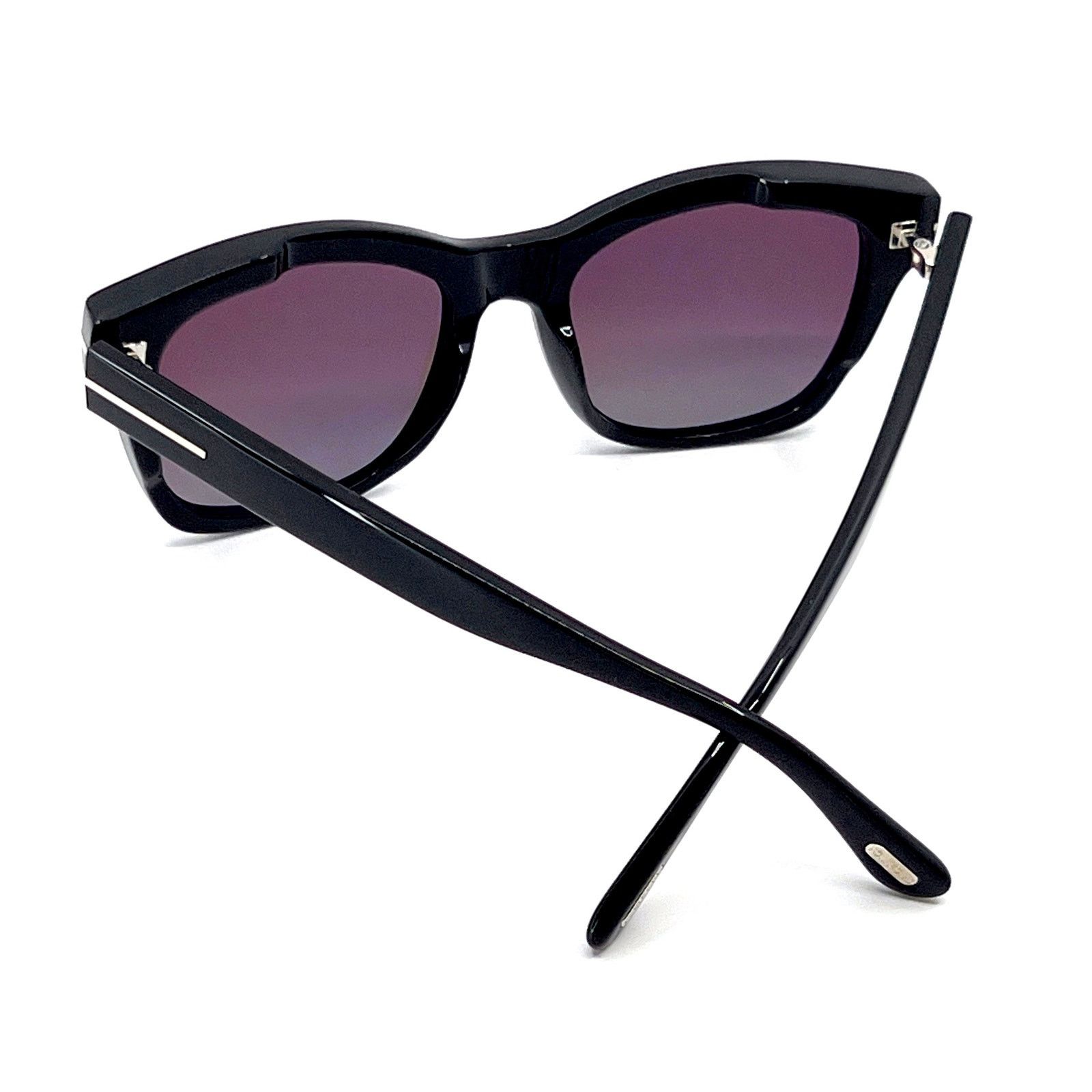 Tom Ford New, TOM FORD Lauren-02 Sunglasses TF614 01H Polarized Size ONE SIZE - 7 Thumbnail