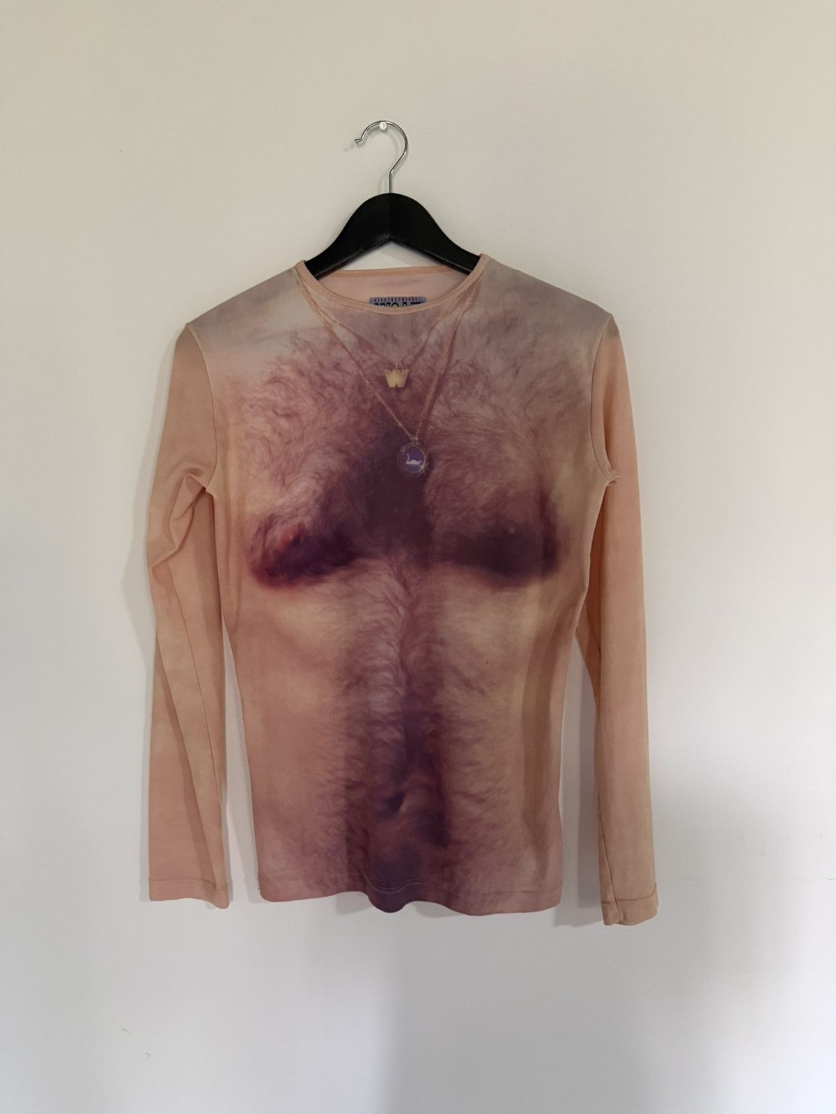 Walter Van Beirendonck FW1996 Runway W&LT Finally Chesthair Sweatshirt Size US M / EU 48-50 / 2 - 1 Thumbnail