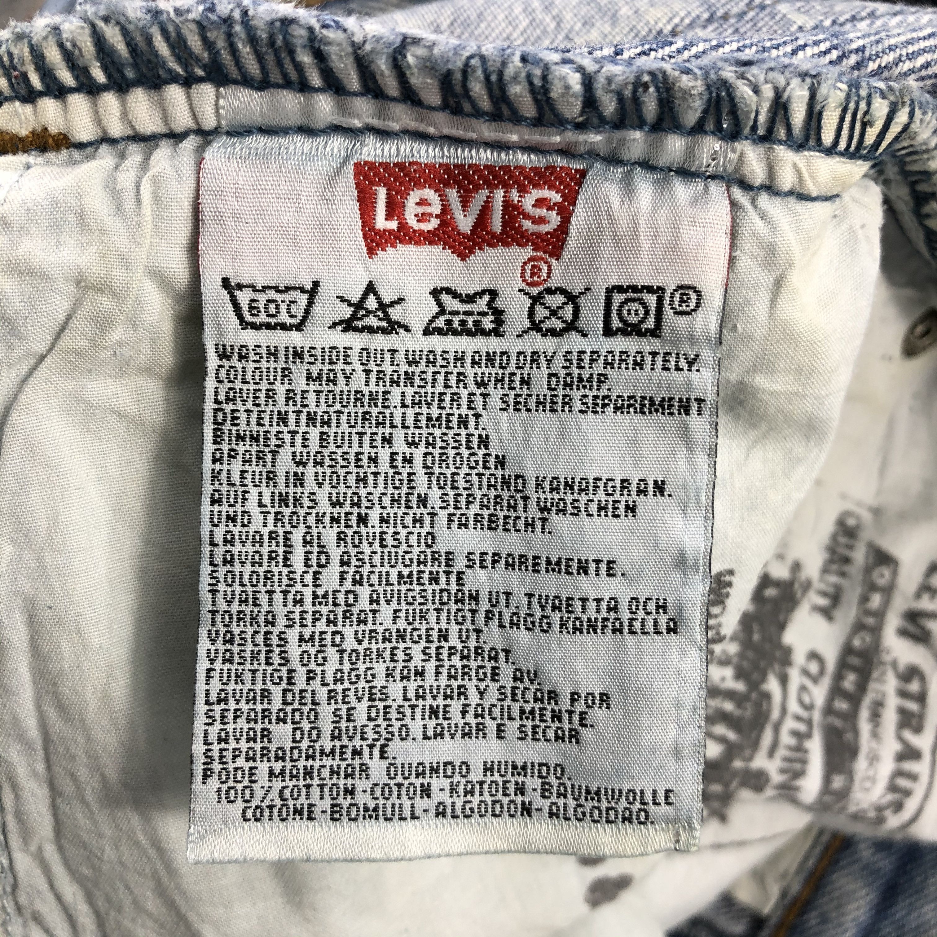 Levi's × Vintage Vintage 90s Light Wash Levis 501 Jeans-JM1599 Size US 29 - 9 Thumbnail