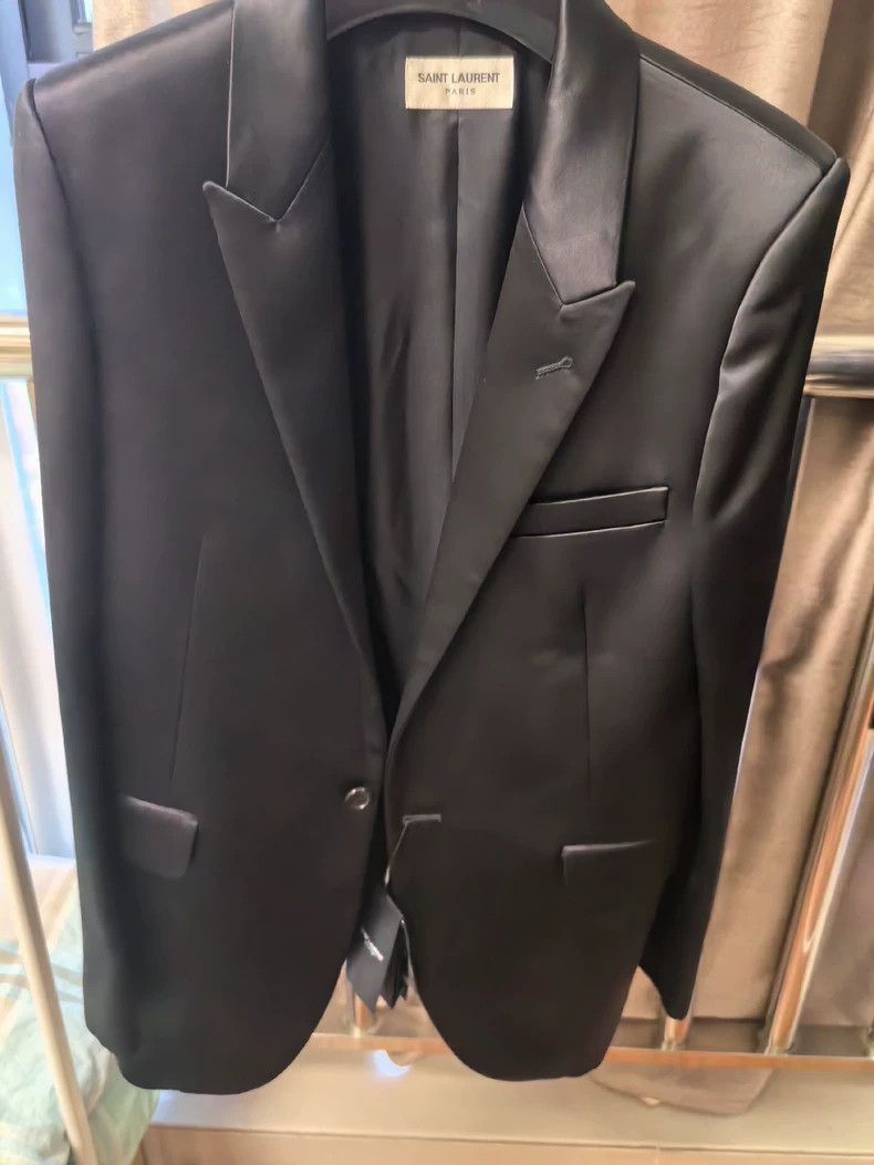 Saint Laurent Paris Saint Laurent Paris Black suit jacket-2506 Size US M / EU 48-50 / 2 - 1 Thumbnail