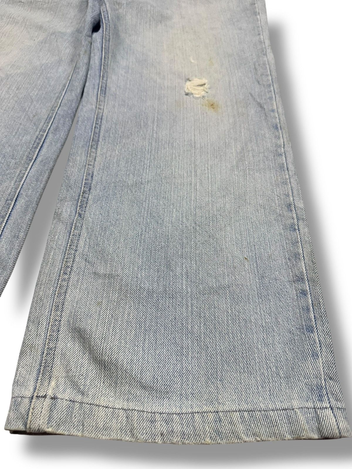 Japanese Brand Wood Duck Vintage Baggy Loose Jean With Distressed and Faded Size US 34 / EU 50 - 12 Thumbnail