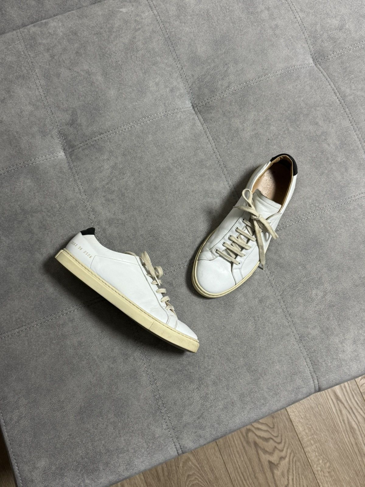 Common Projects Common Projects Retro Classic Size 38 Leather Sneakers Shoes Size US 7 / IT 37 - 1 Thumbnail
