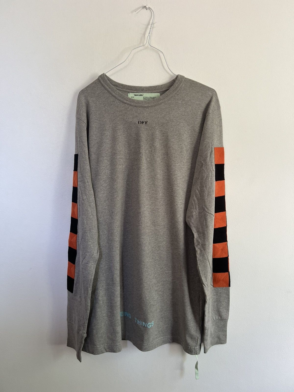 Off-White Off white Seeing things Long Sleeve TEE Size US M / EU 48-50 / 2 - 2 Thumbnail