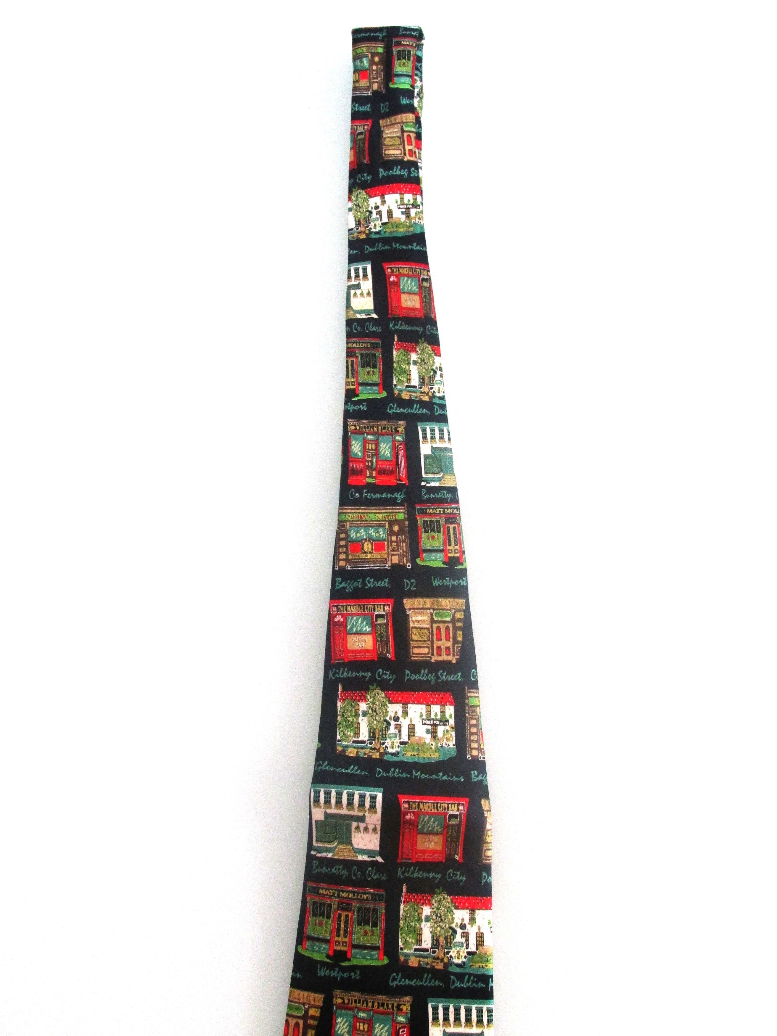 Other Pubs of Ireland (NWOT) Men's Silk Tie Size ONE SIZE - 3 Thumbnail