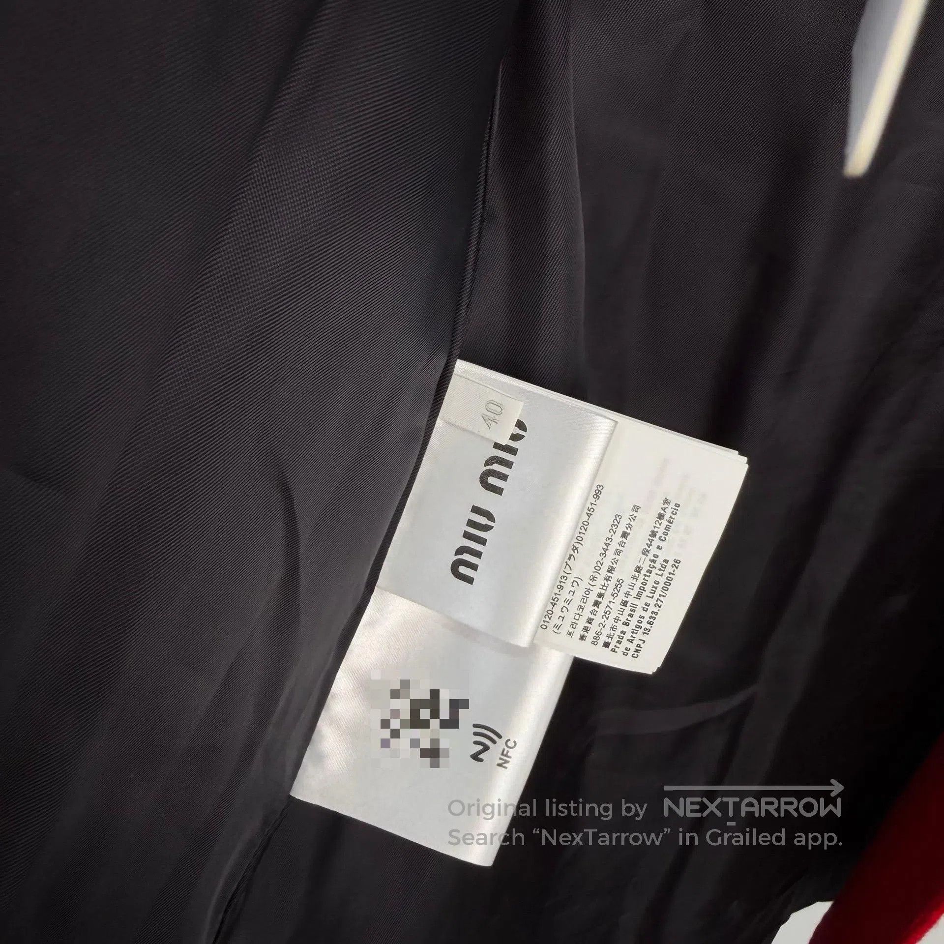 Miu Miu Miu Miu Red Christmas Atmosphere Lapel Double Breasted Woo Size S / US 4 / IT 40 - 7 Thumbnail