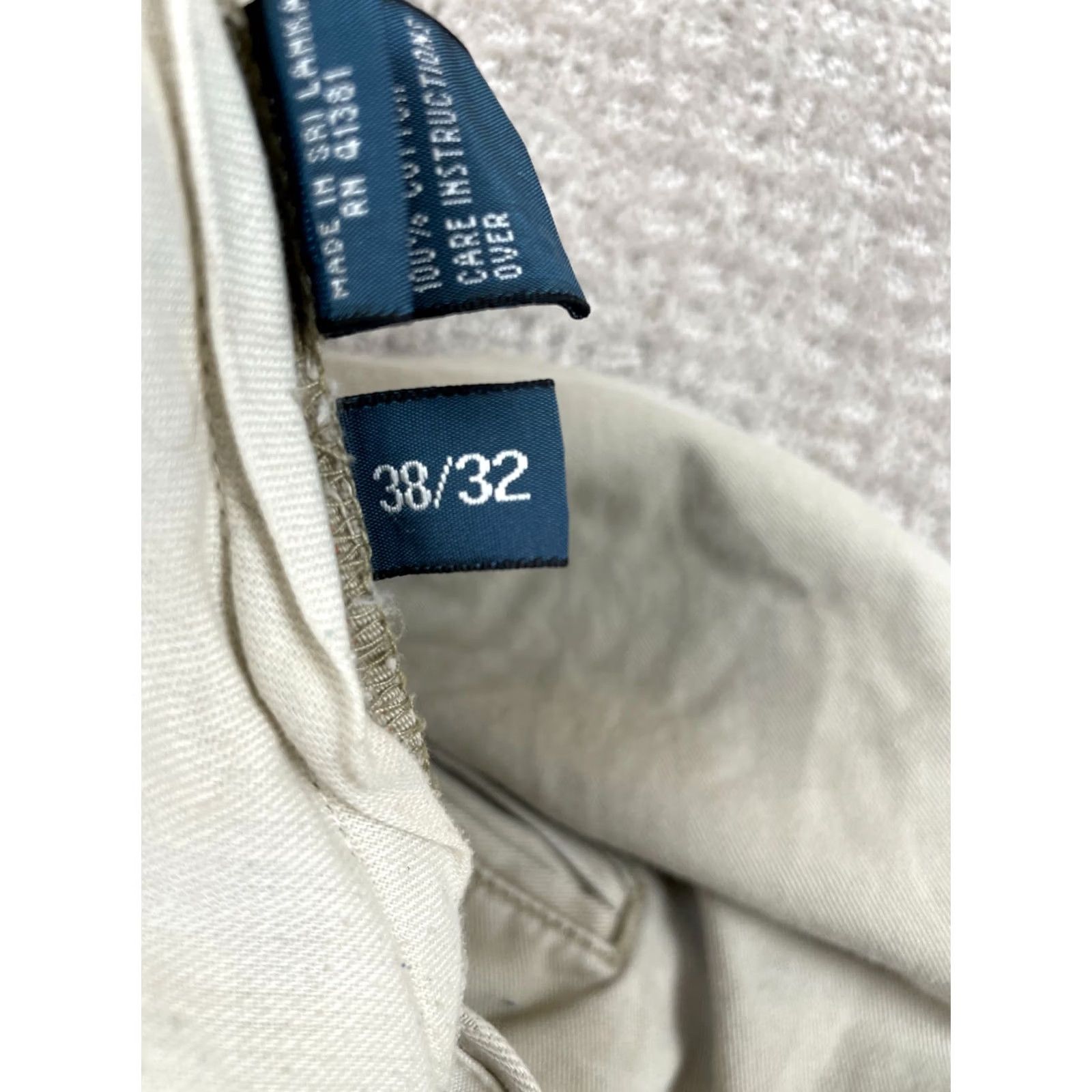 Polo Ralph Lauren VINTAGE Polo Ralph Lauren Pants Mens 38 Beige 38x32 Classic Twill Straight Preppy Size US M / EU 48-50 / 2 - 5 Thumbnail