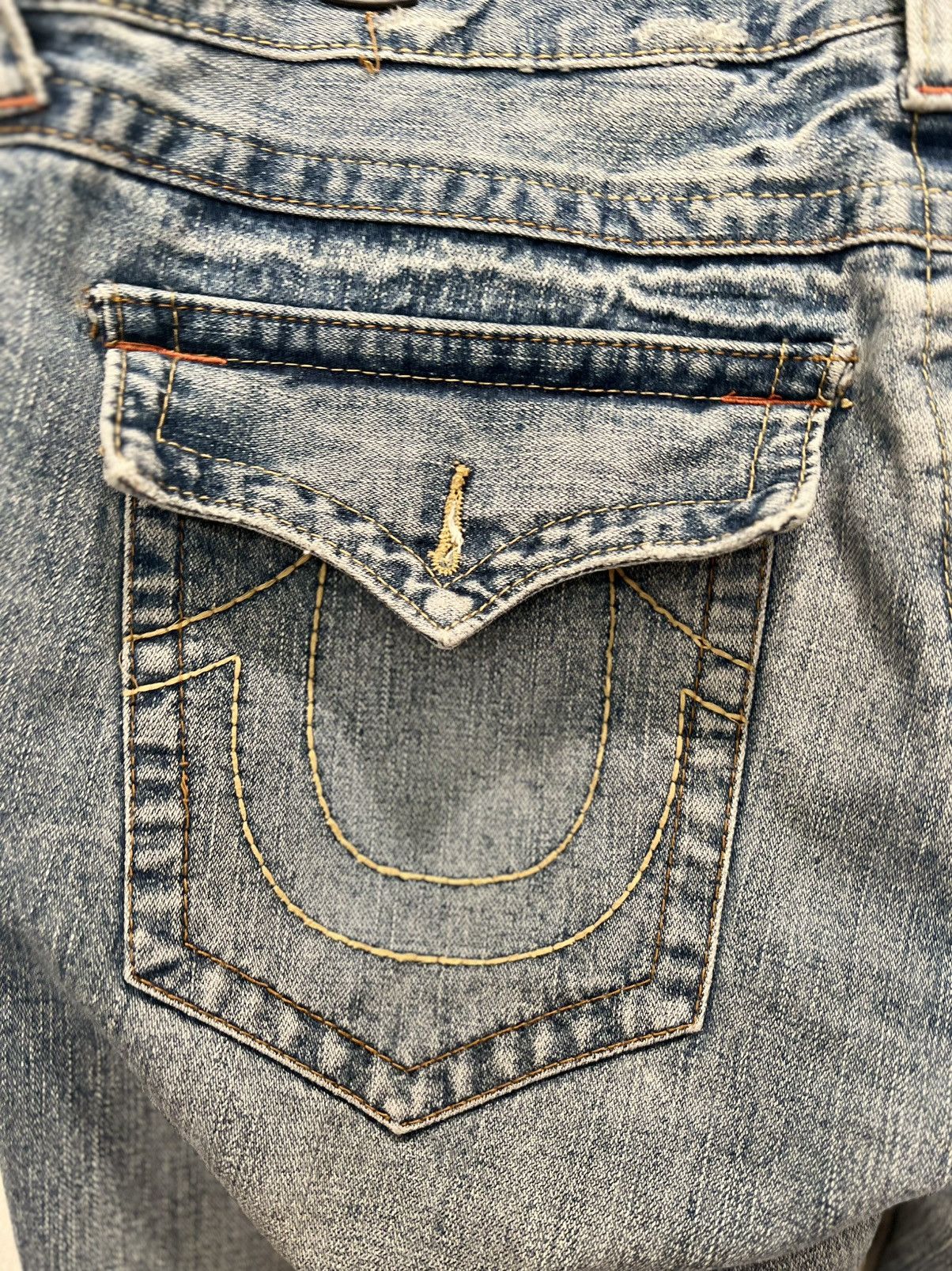 True Religion True Religion Embroidered Back Pocket Jeans Size US 38 / EU 54 - 7 Thumbnail