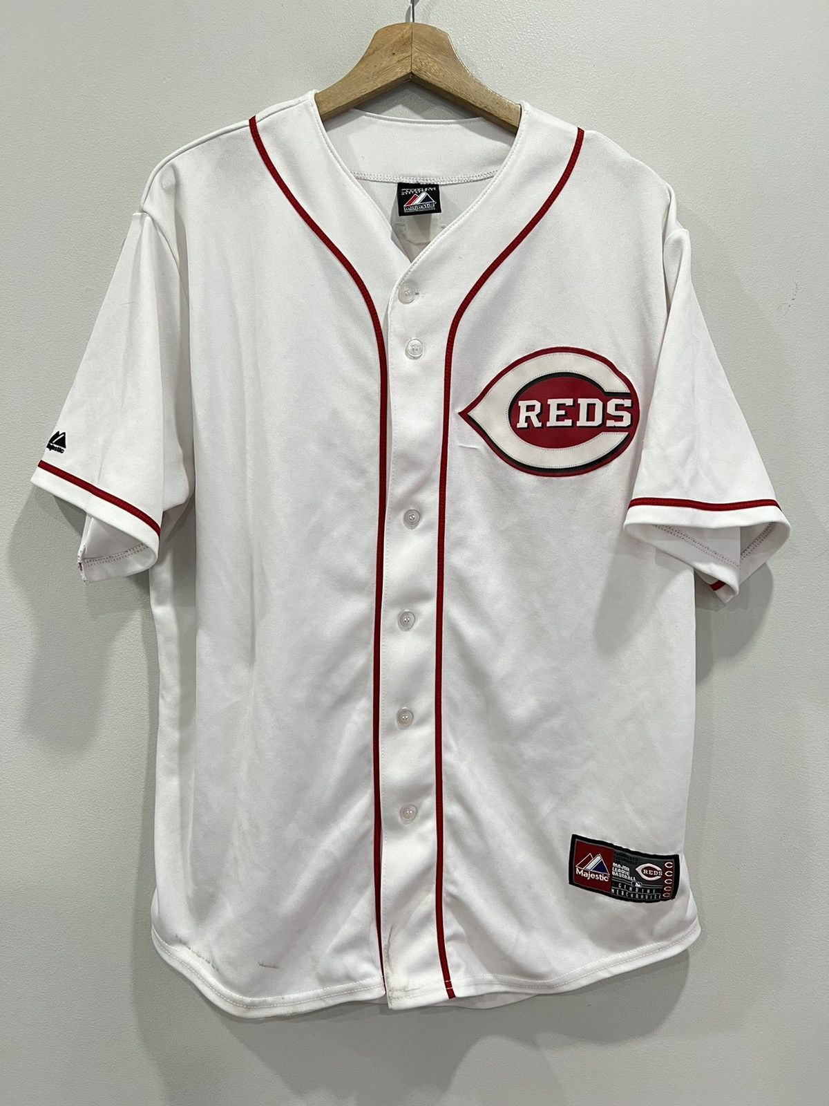 Vintage Vintage Cincinatti Reds Bruce Baseball Jersey Size US L / EU 52-54 / 3 - 1 Thumbnail