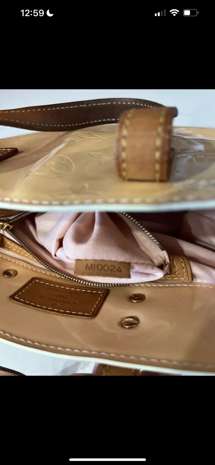 Louis Vuitton Louis Vuitton Vernis Monogram Handbag Yellow Size ONE SIZE - 12 Thumbnail