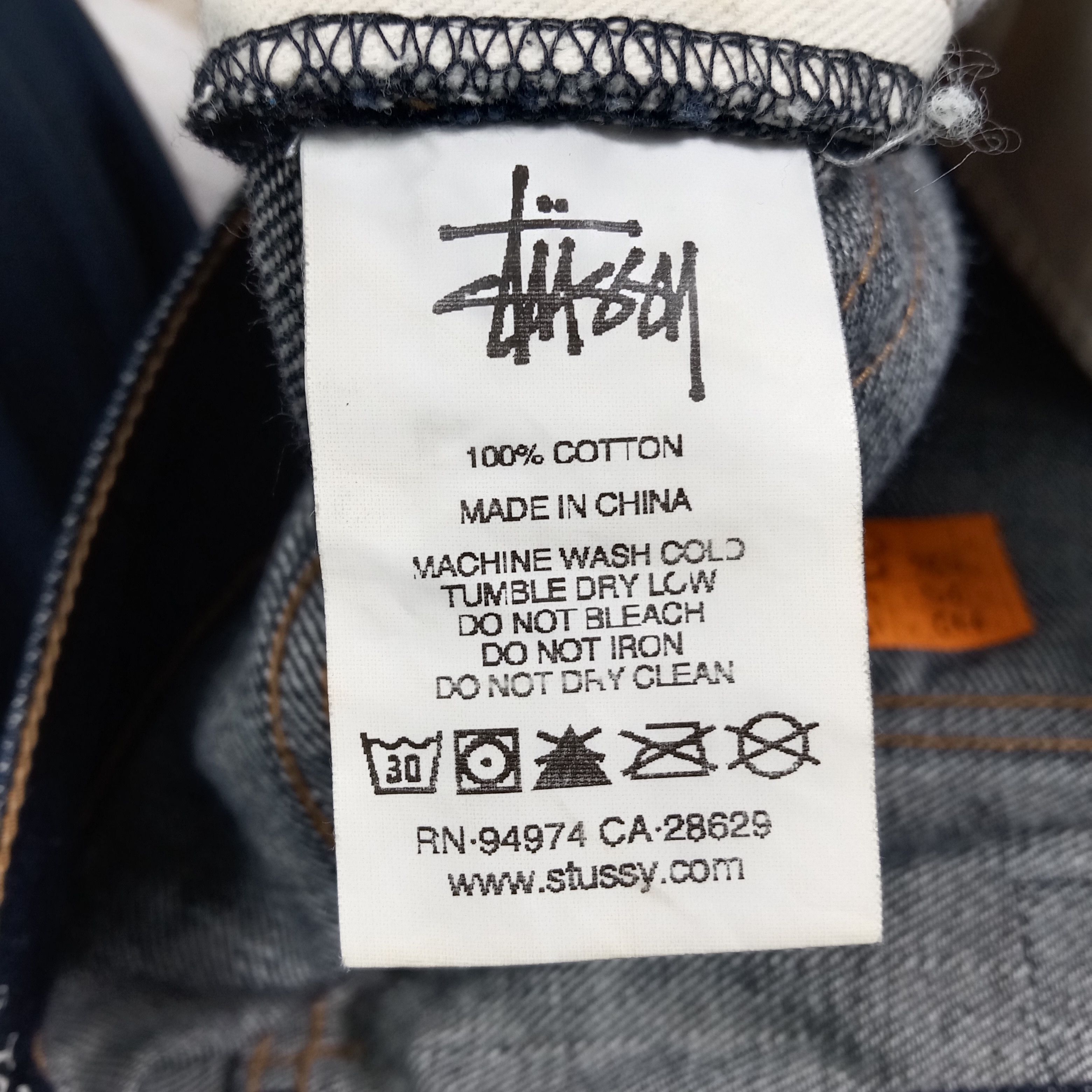 Stussy Stussy Rough Rugger Denim Jeans C272N25 Size US 30 / EU 46 - 15 Thumbnail