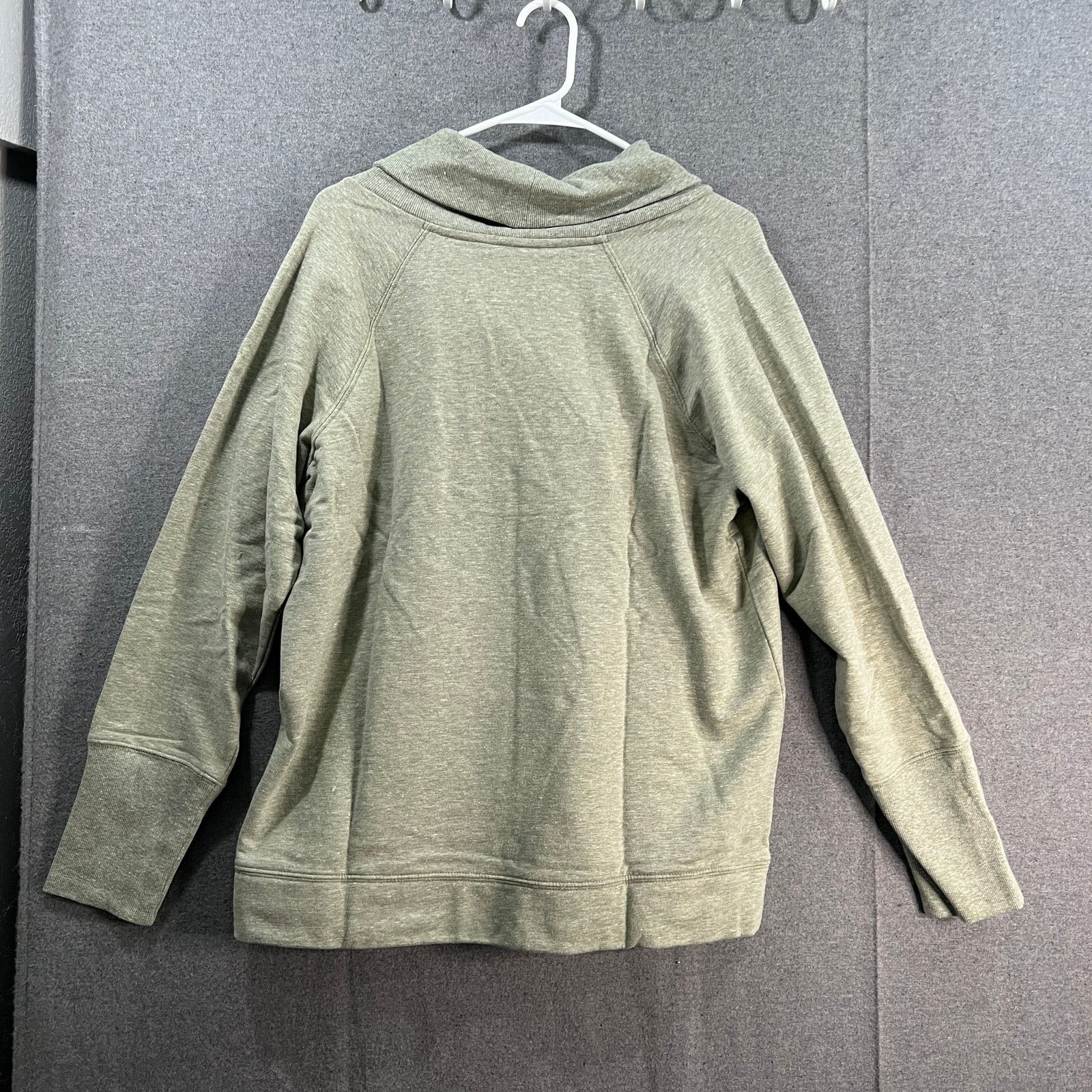 Other Encore by Idina Menzel Sraul Collar Raglan Fleece Pullover Size M / US 6-8 / IT 42-44 - 2 Thumbnail
