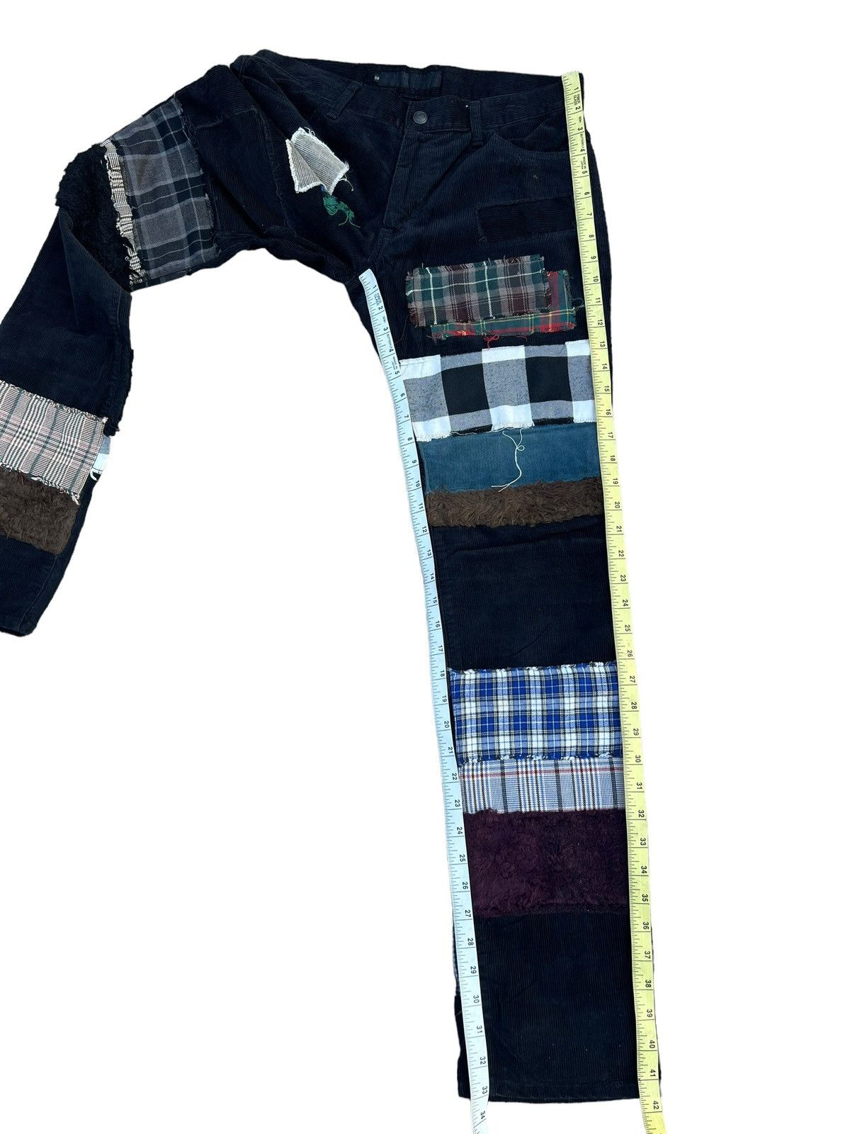 Magical Design RARE!! MAGICAL DESIGN Japan Patchwork Jeans Corduroy Pant Size US 30 / EU 46 - 5 Thumbnail