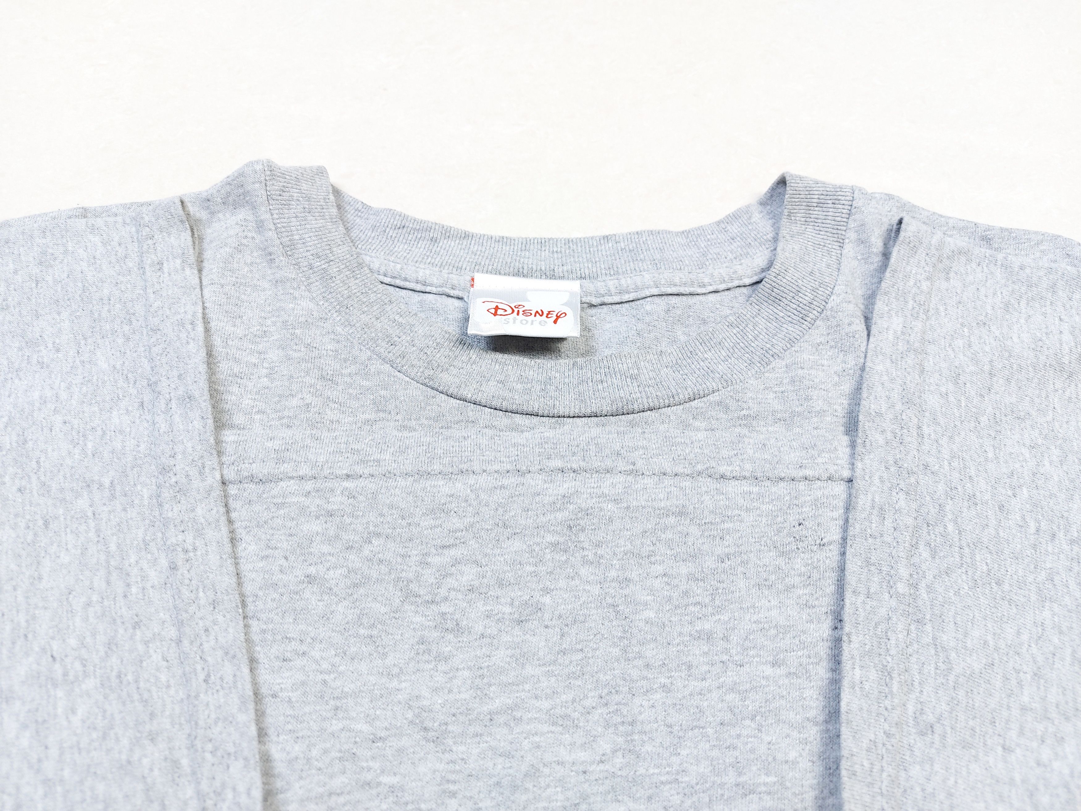 Disney × Mickey Mouse × Vintage Vintage 90s Disney Mickey Mouse USA Short Sleeve Gray Tee Size US XXL / EU 58 / 5 - 6 Thumbnail