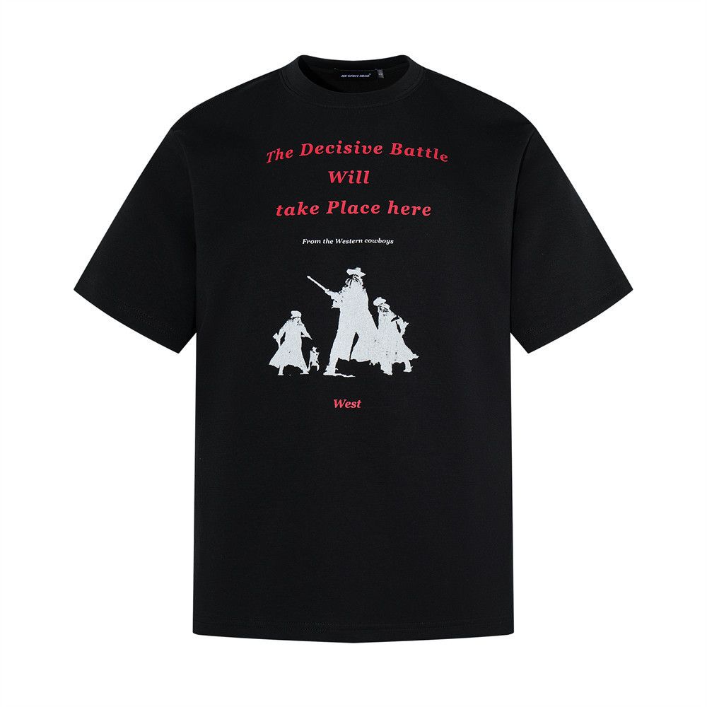 Japanese Brand American retro character print short-sleeved T-shirt for men Size US M / EU 48-50 / 2 - 1 Thumbnail